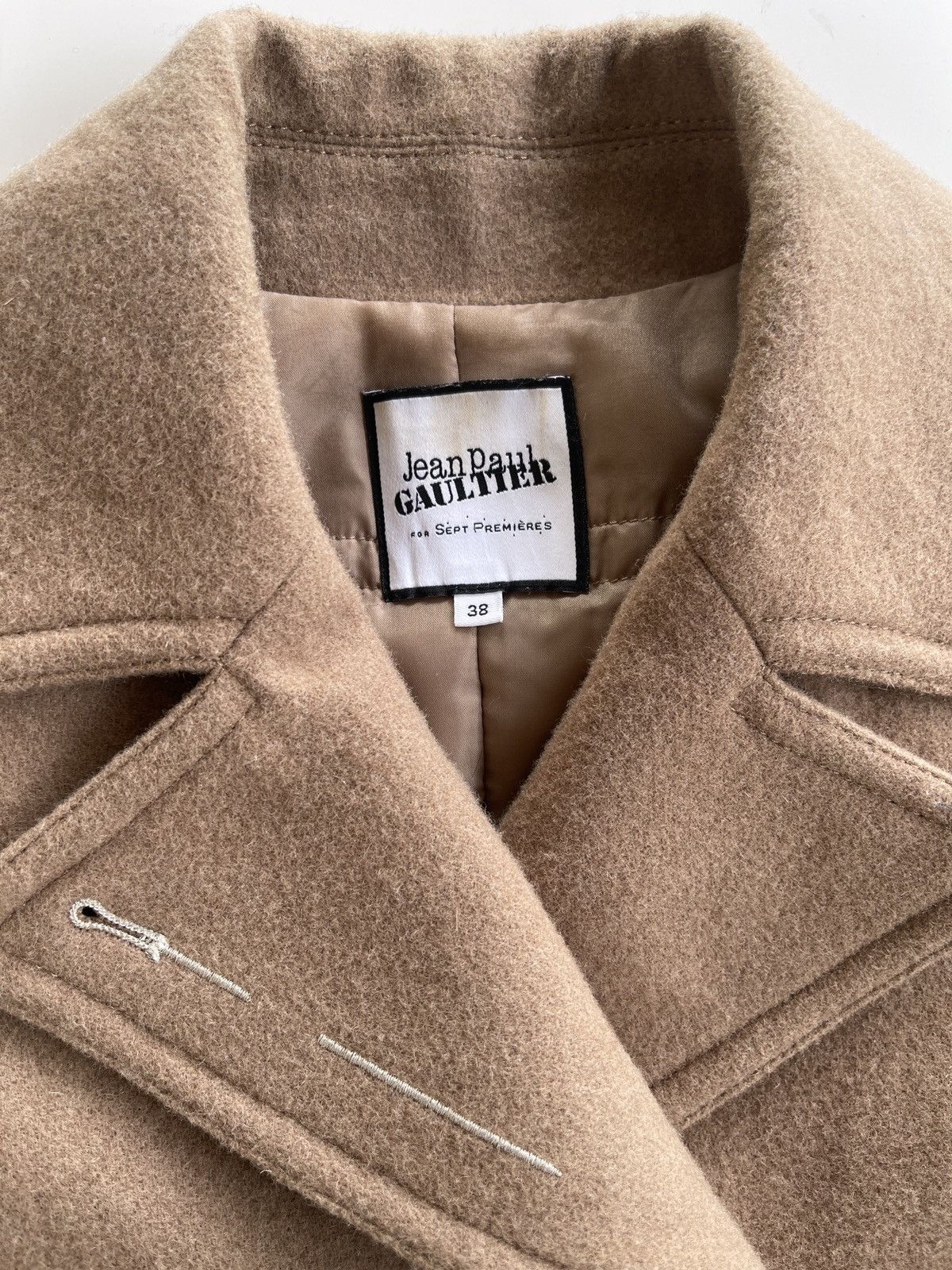 Jean Paul Gaultier Jean Paul Gaultier Wool Double Breasted Coat Size XS / US 0-2 / IT 36-38 - 8 Thumbnail