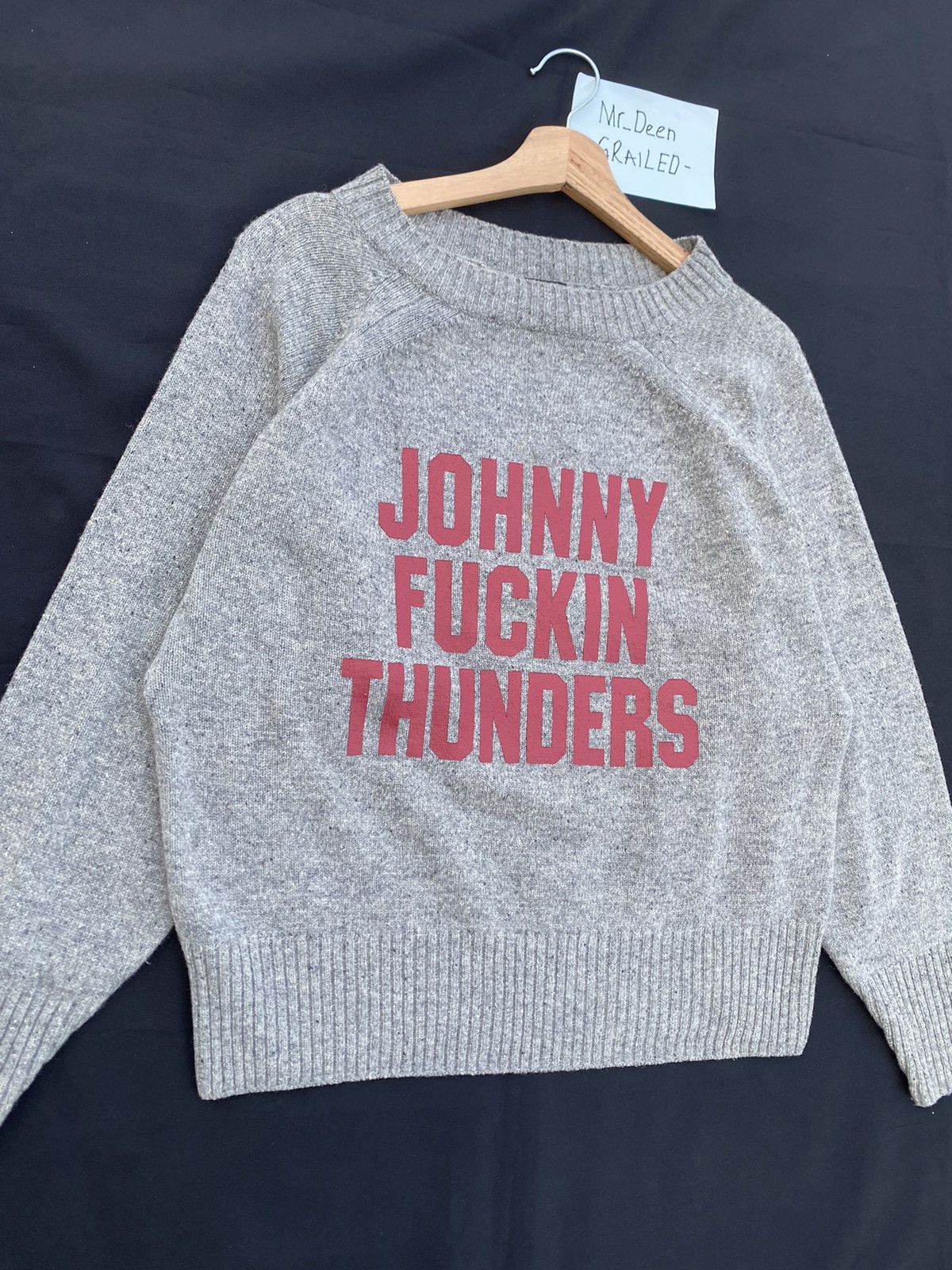Hysteric Glamour Rare Hysteric Glamour Johny Fucking Thunder Wool Sweater Size US M / EU 48-50 / 2 - 4 Thumbnail