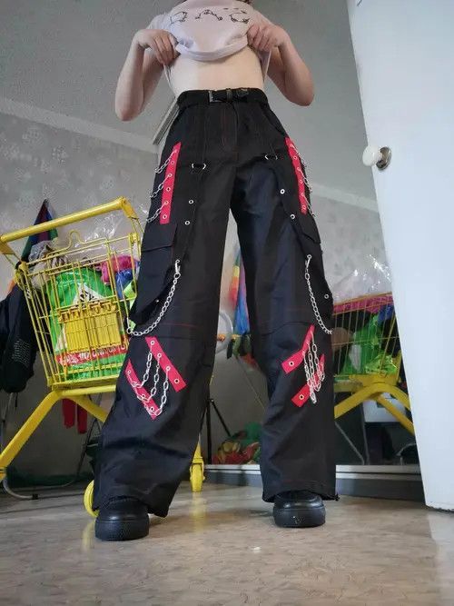 Designer × Japanese Brand Gothic Cargo Pants Size US 30 / EU 46 - 2 Thumbnail