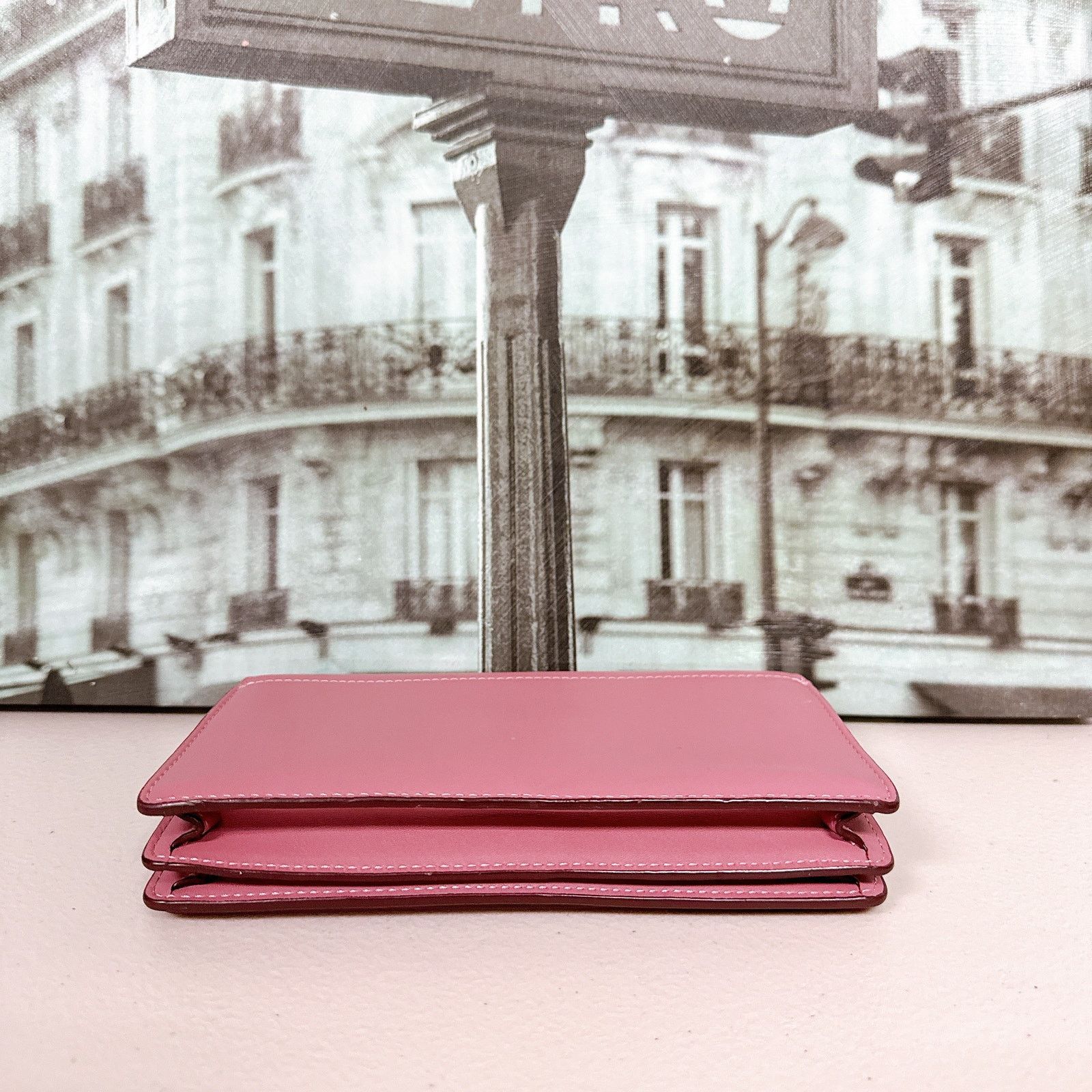 Coach Coach 27247 Callie Foldover Chain Clutch IN ROSE Size ONE SIZE - 4 Thumbnail