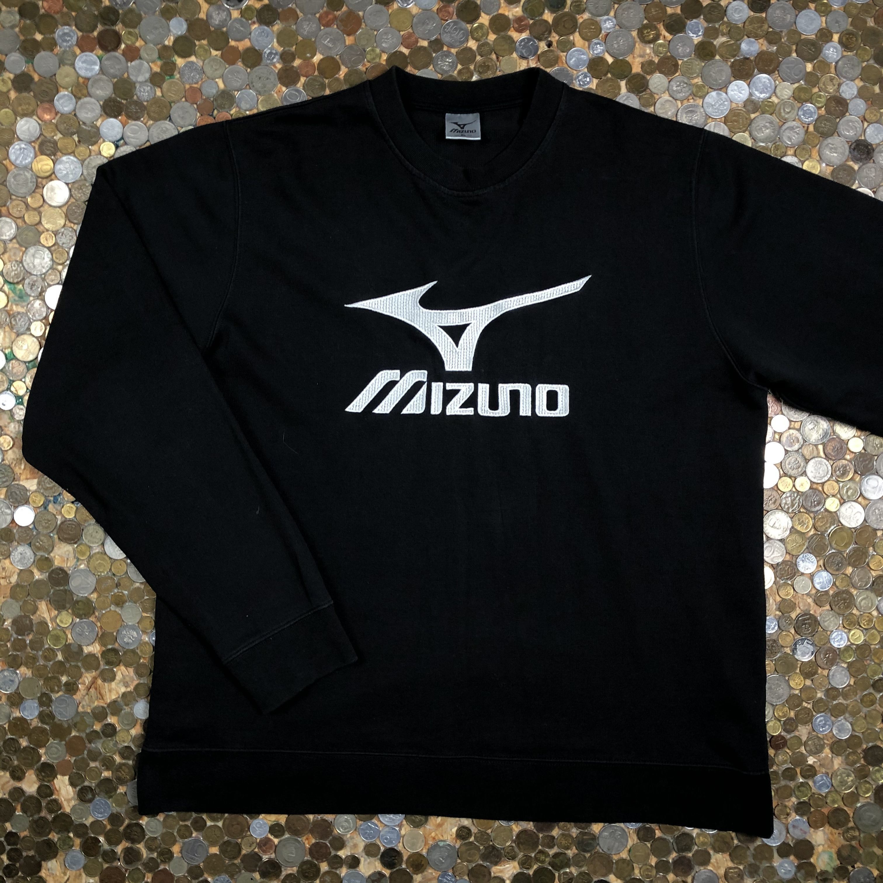 Mizuno Mizuno Big Logo Crewneck 90's Size US XL / EU 56 / 4 - 1 Thumbnail