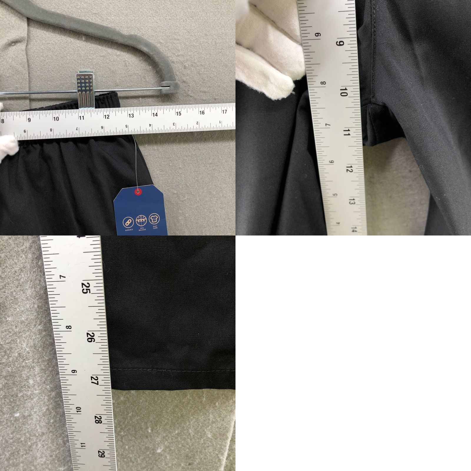 Cherokee Cherokee NWT Utility Scrub Pants Black Womens XS PXP Petite XSP Uniform Workwear Scrubs Pants Pockets Polyester Blend Pull On Size 26" / US 2 / IT 38 - 8 Thumbnail