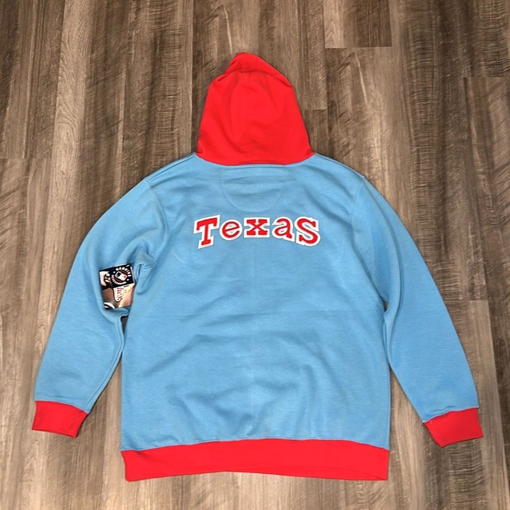 Vintage Texas Rangers Stitches Cooperstown Collection Throwback Hoodie XL Men Blue Pullover Hoodie Size US XL / EU 56 / 4 - 3 Thumbnail