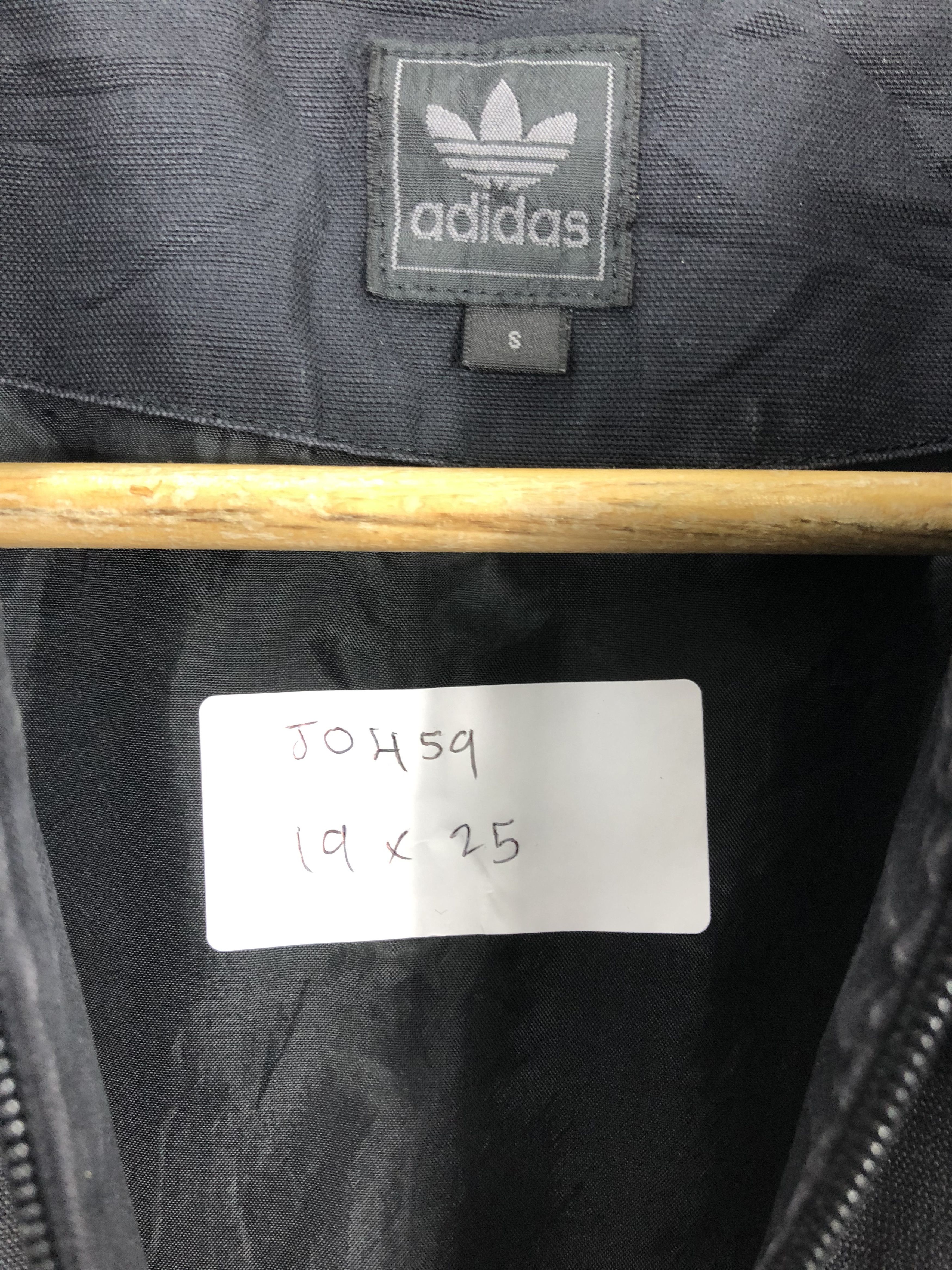 Adidas Vintage 90s Adidas Logo Denim Jacket J0459 Size US S / EU 44-46 / 1 - 11 Thumbnail