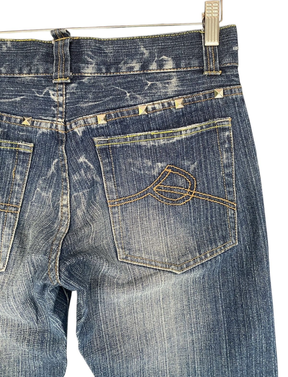 If Only Was True × Japanese Brand Rare PEAKASSO spike skinny jeans Size 30" / US 8 / IT 44 - 10 Thumbnail