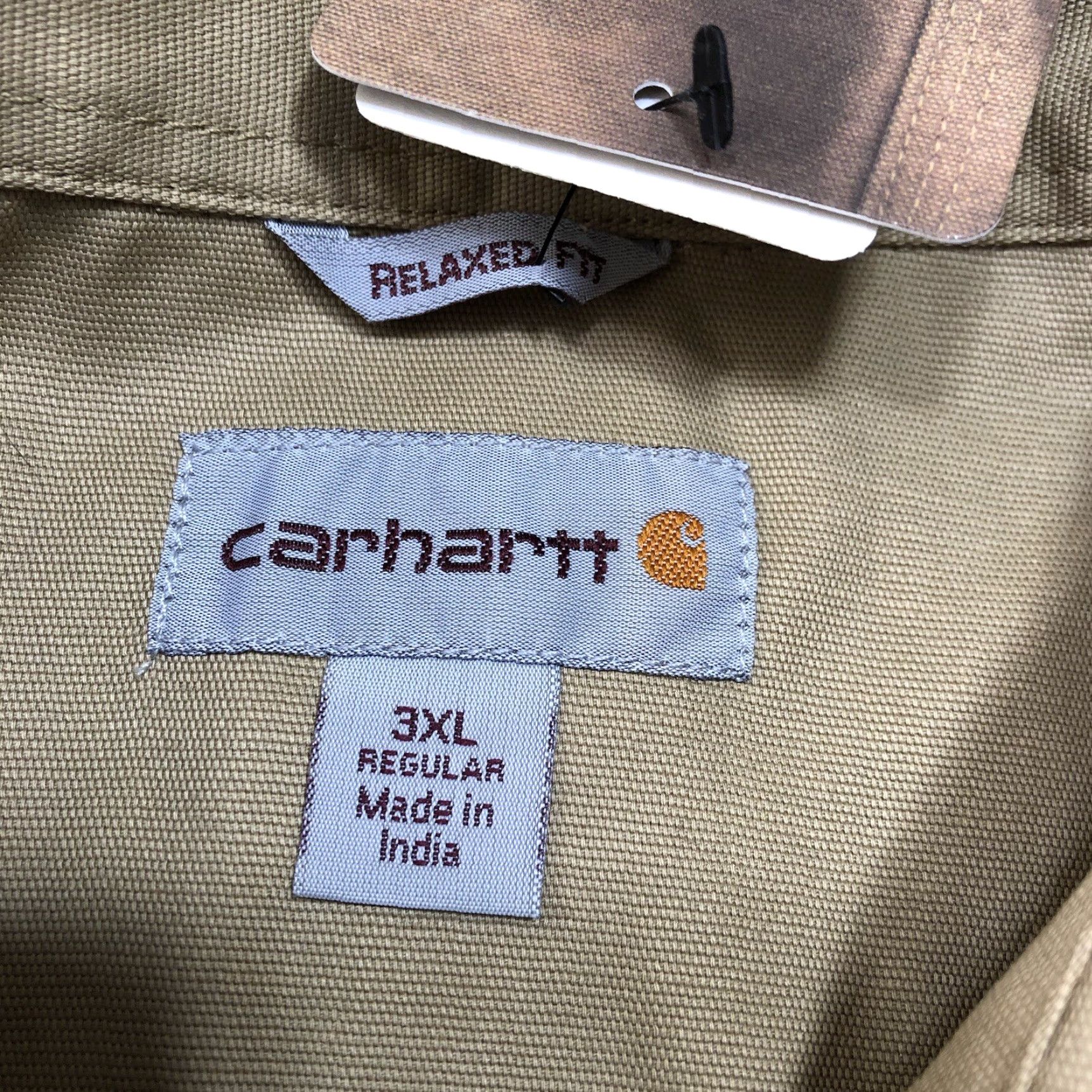Carhartt Carhartt NWT Rugged Professional SeriesTan Relaxed Fit Button Shirt 3XL 102537 Size US XXL / EU 58 / 5 - 5 Thumbnail