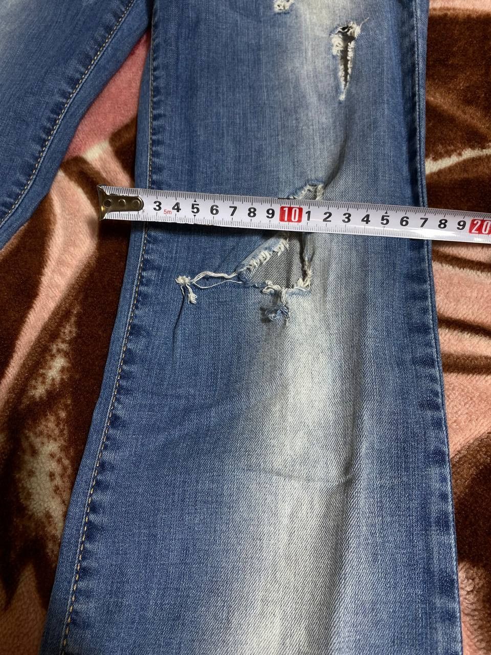 Dsquared2 × Vintage Vintage Dsquared2 Distressed Painted Made in Italy Jeans Size US 27 - 12 Thumbnail