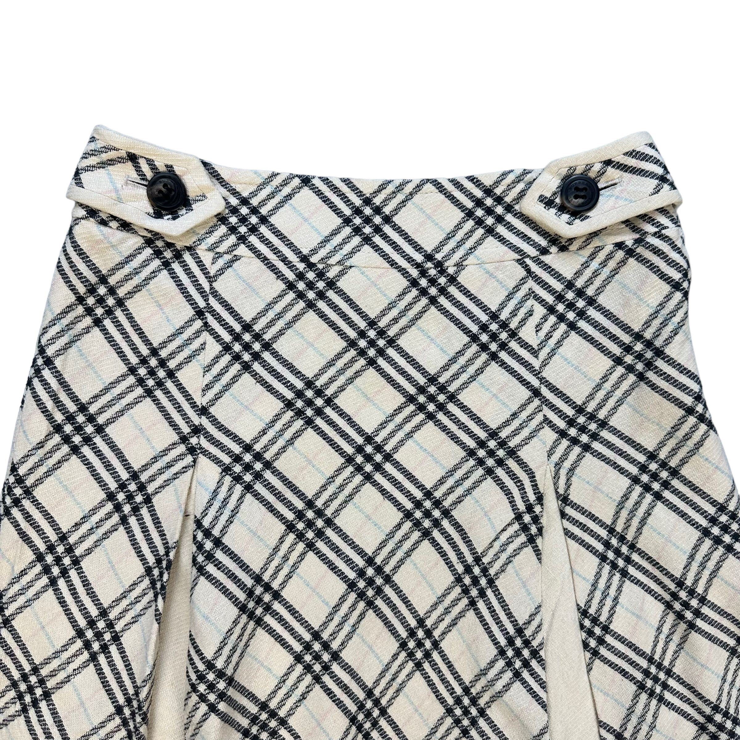 BURBERRY LONDON BLUE LABEL CHECKED SKIRTS #7450-147