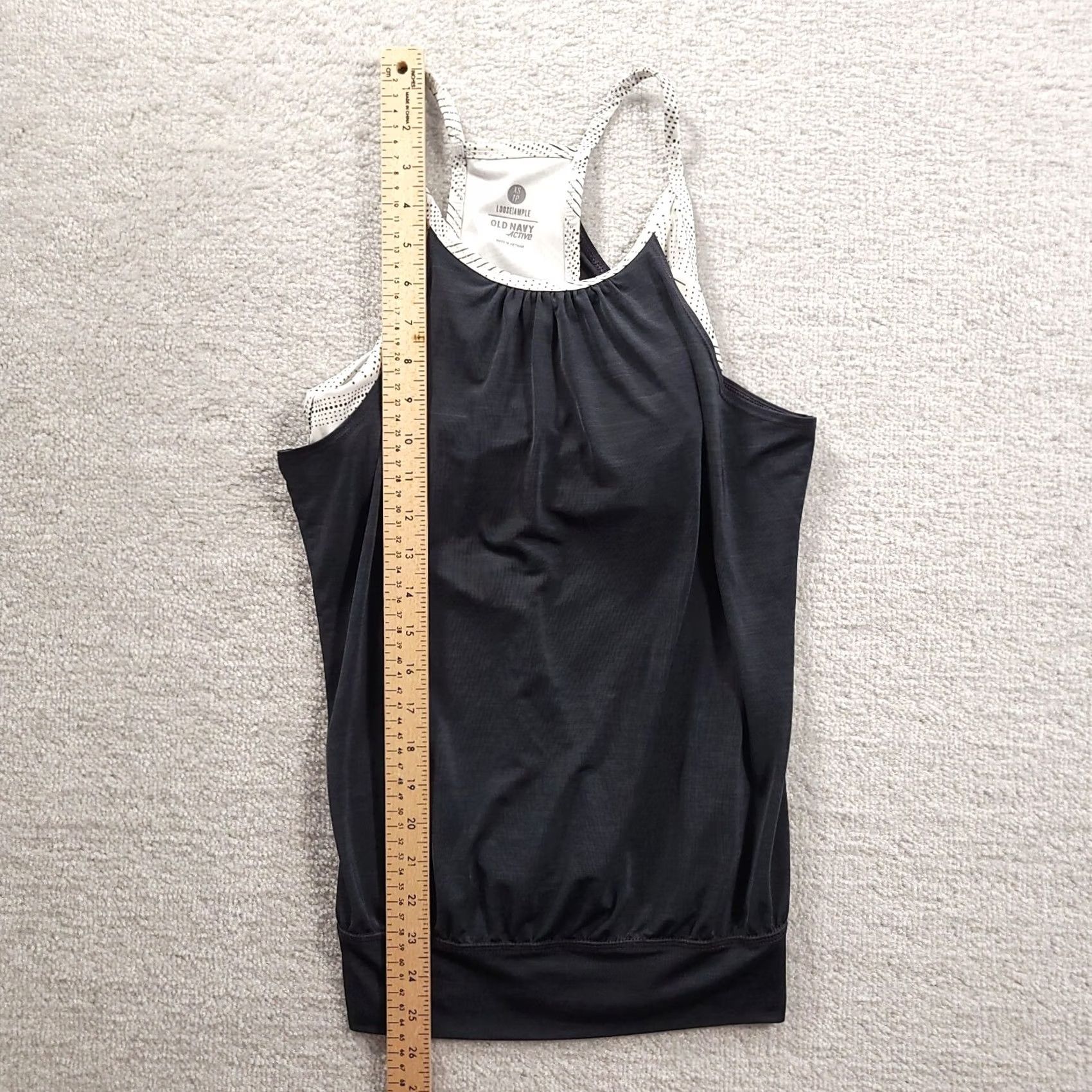 Old Navy Old Navy Active Racerback Sport Bra Tank Top Shirt Gray Womens XS Size XS / US 0-2 / IT 36-38 - 5 Thumbnail