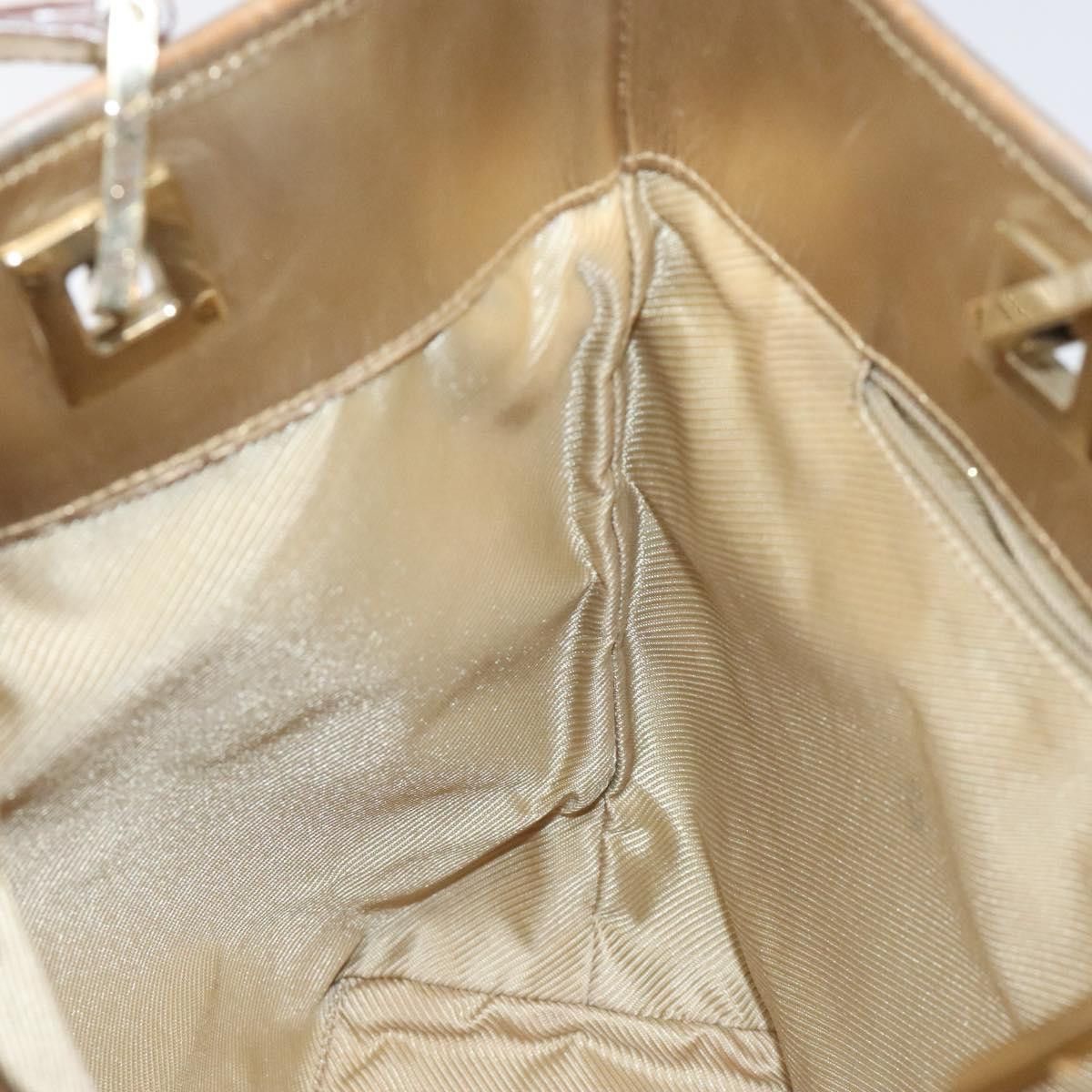Gucci GUCCI GG Canvas Tote Bag Nylon Peppermint Gold 002 002 Size ONE SIZE - 18 Thumbnail