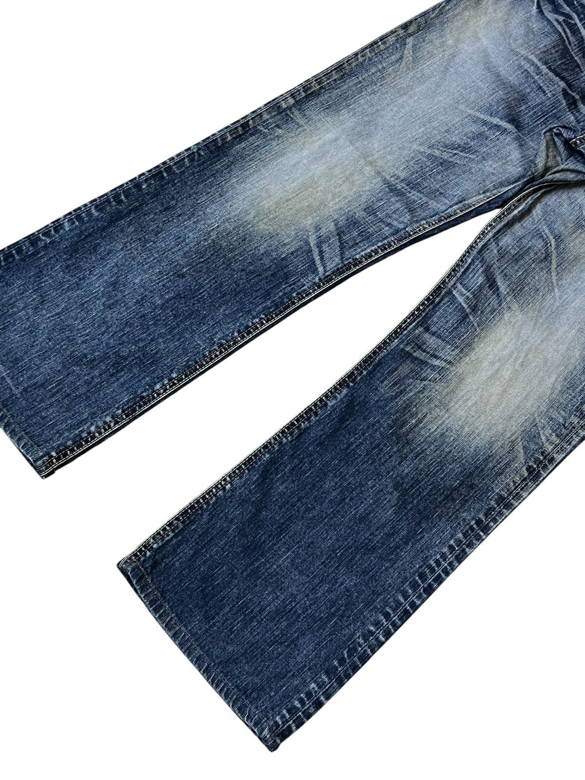 Edwin Vintage y2k EDWIN 503 BLUE TRIP straight cut whiskers jeans Size US 31 - 4 Thumbnail