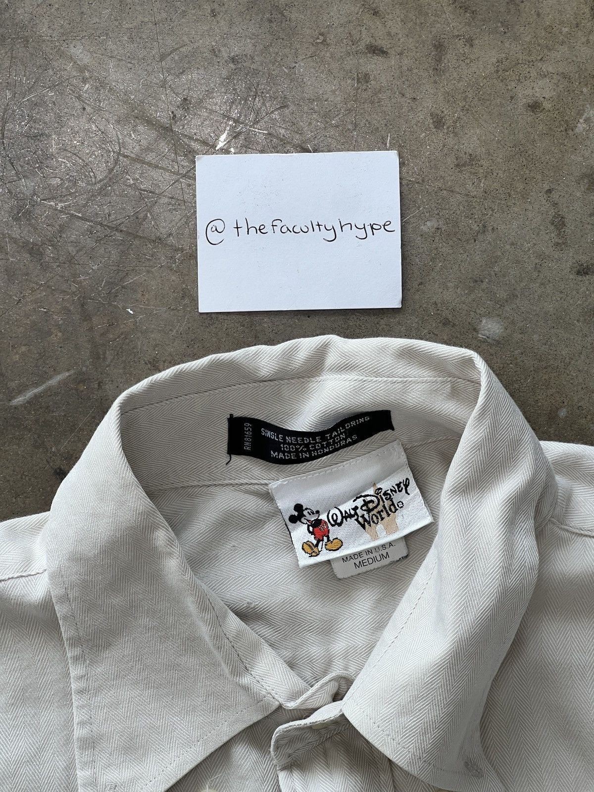 Disney × Vintage Vintage 90s Disney Mickey Mouse Button Up Medium Size US M / EU 48-50 / 2 - 3 Thumbnail