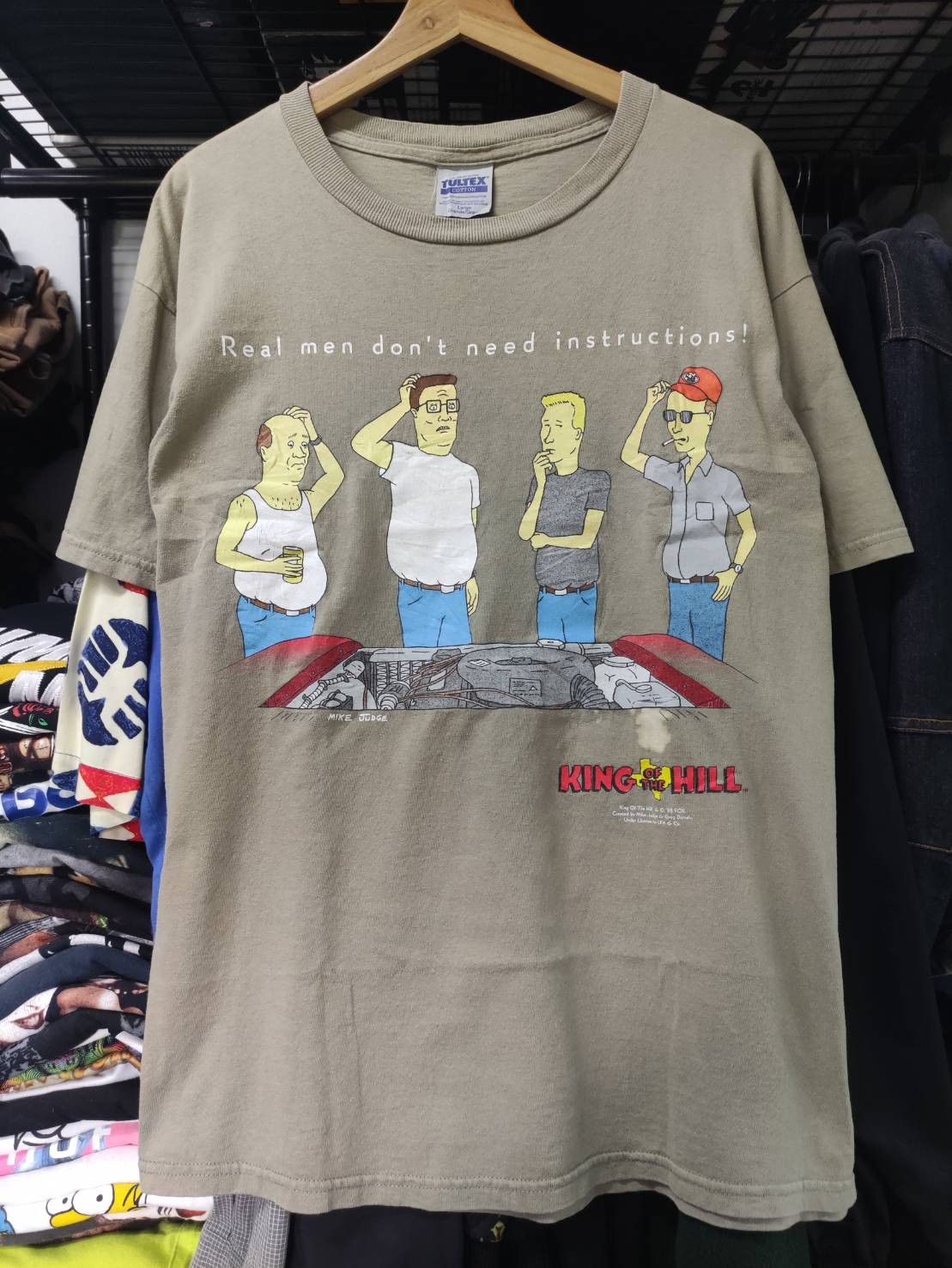 Vtg 90's King of the Hill Mike Judge & Greg Daniels T-Shirt