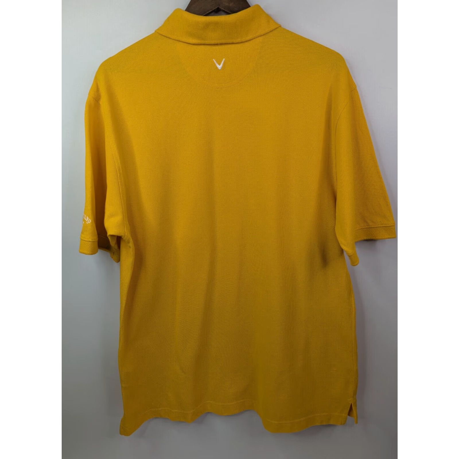 Callaway Callaway Golf Sport Polo Shirt Mens Size M Yellow Combed Cotton Short Sleeve Shirt Size US M / EU 48-50 / 2 - 4 Thumbnail