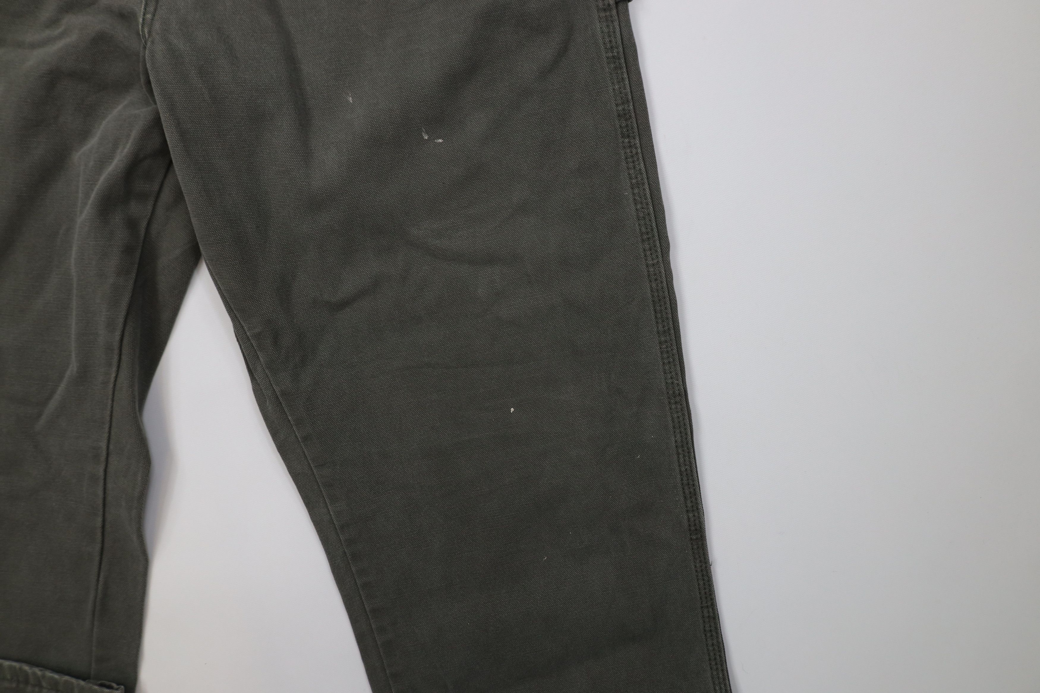 Dickies Vintage Y2K Dickies Wide Leg Canvas Dungaree Pants Green Size US 36 / EU 52 - 6 Thumbnail