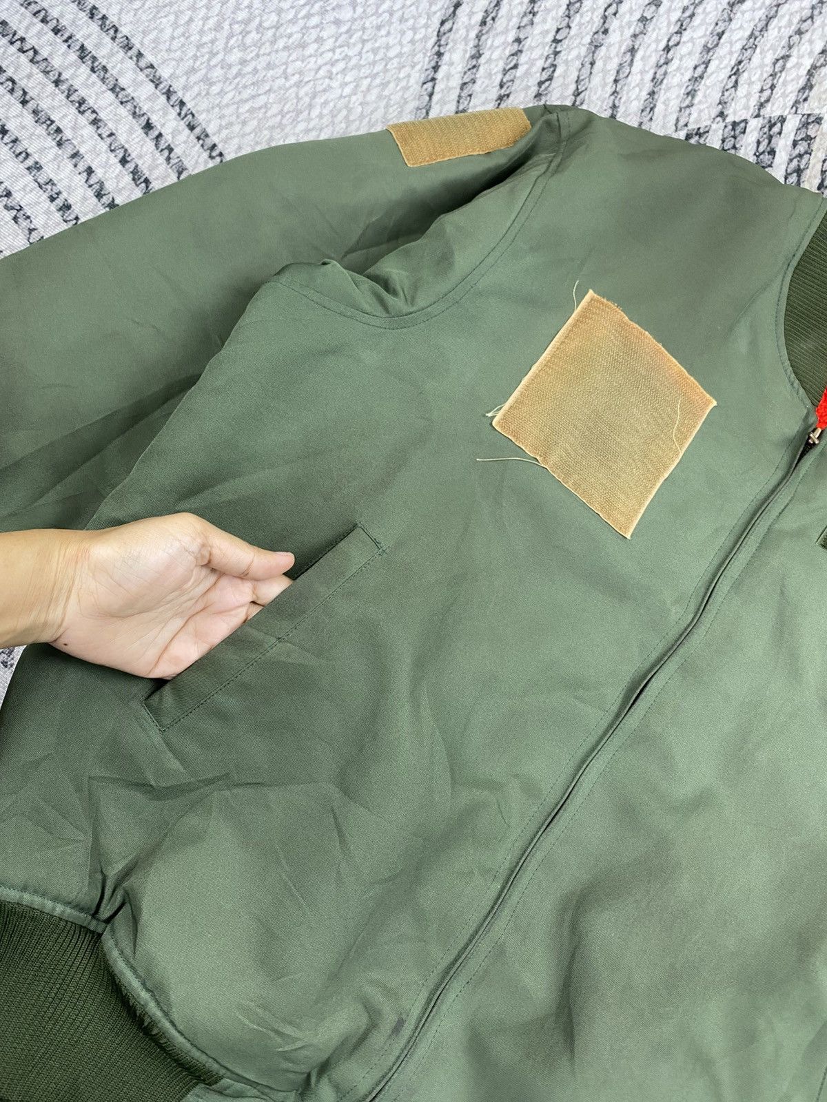 Vintage Vintage Men Jacket MA-1 Flying US Air Force Bomber Jacket Size US M / EU 48-50 / 2 - 6 Thumbnail