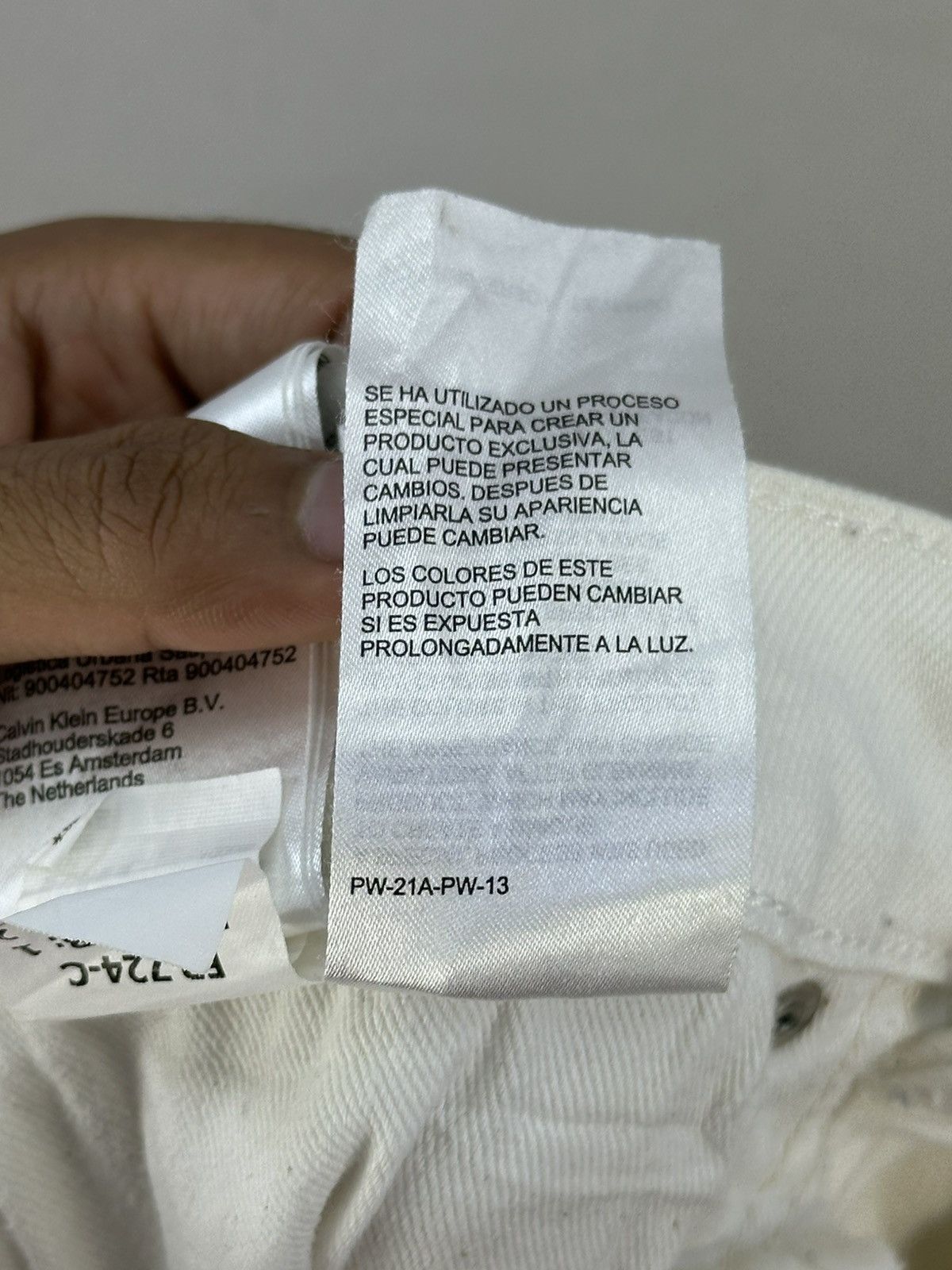 Andy Warhol × Calvin Klein 205W39NYC Calvin Klein X Andy Warhol Visual Art White Denim Jeans Size US 32 / EU 48 - 23 Thumbnail
