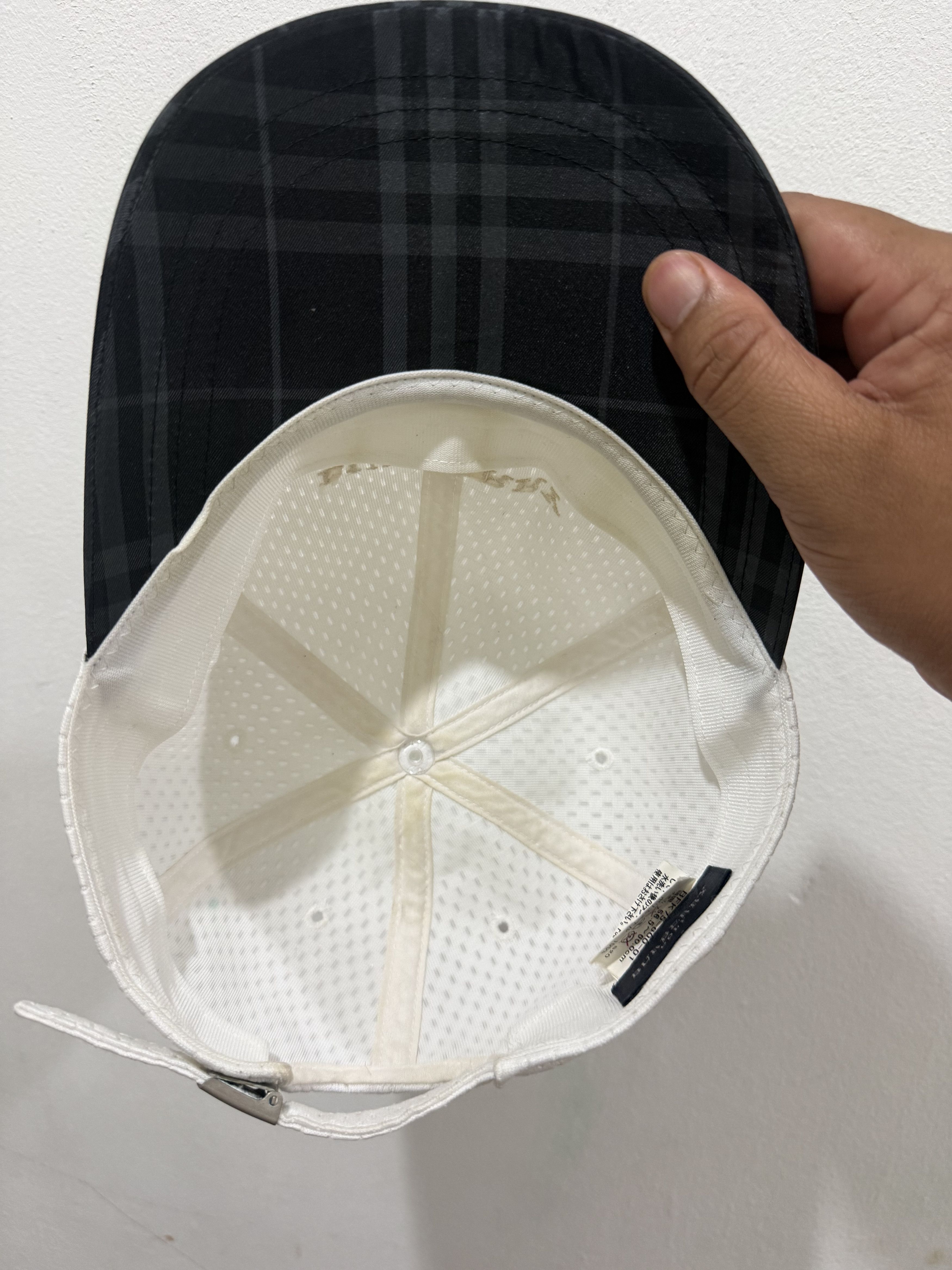 Burberry VTG Burberry Golf Nova Checked Hat Size ONE SIZE - 5 Thumbnail
