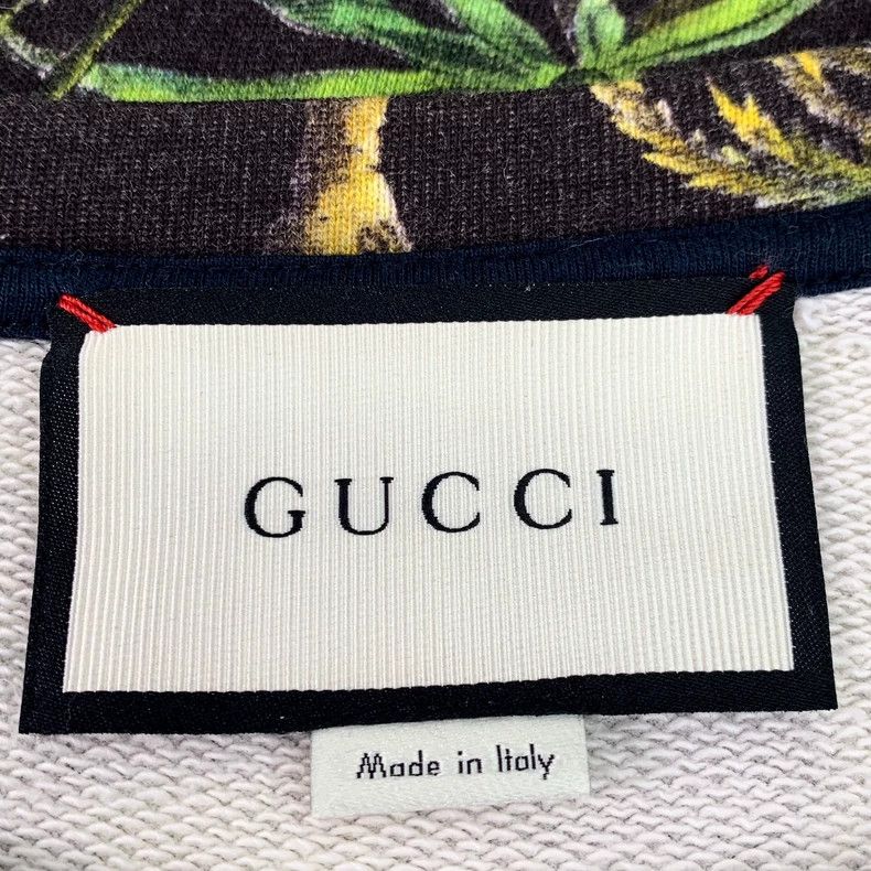 Gucci Gucci Color-blocked jungle flower print round-neck long-sle Size US S / EU 44-46 / 1 - 5 Thumbnail