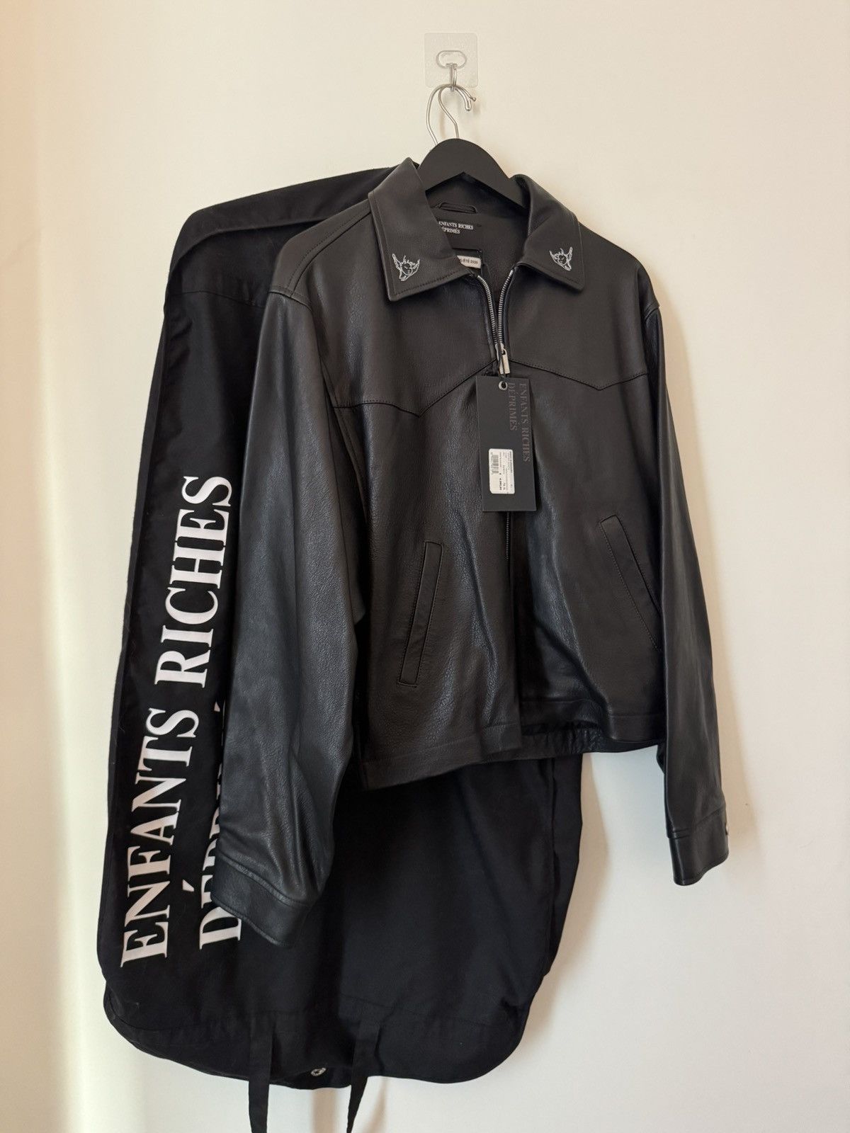 Enfants Riches Deprimes Enfants Riches Déprimés Leather Jacket Black XL Size US XL / EU 56 / 4 - 7 Thumbnail