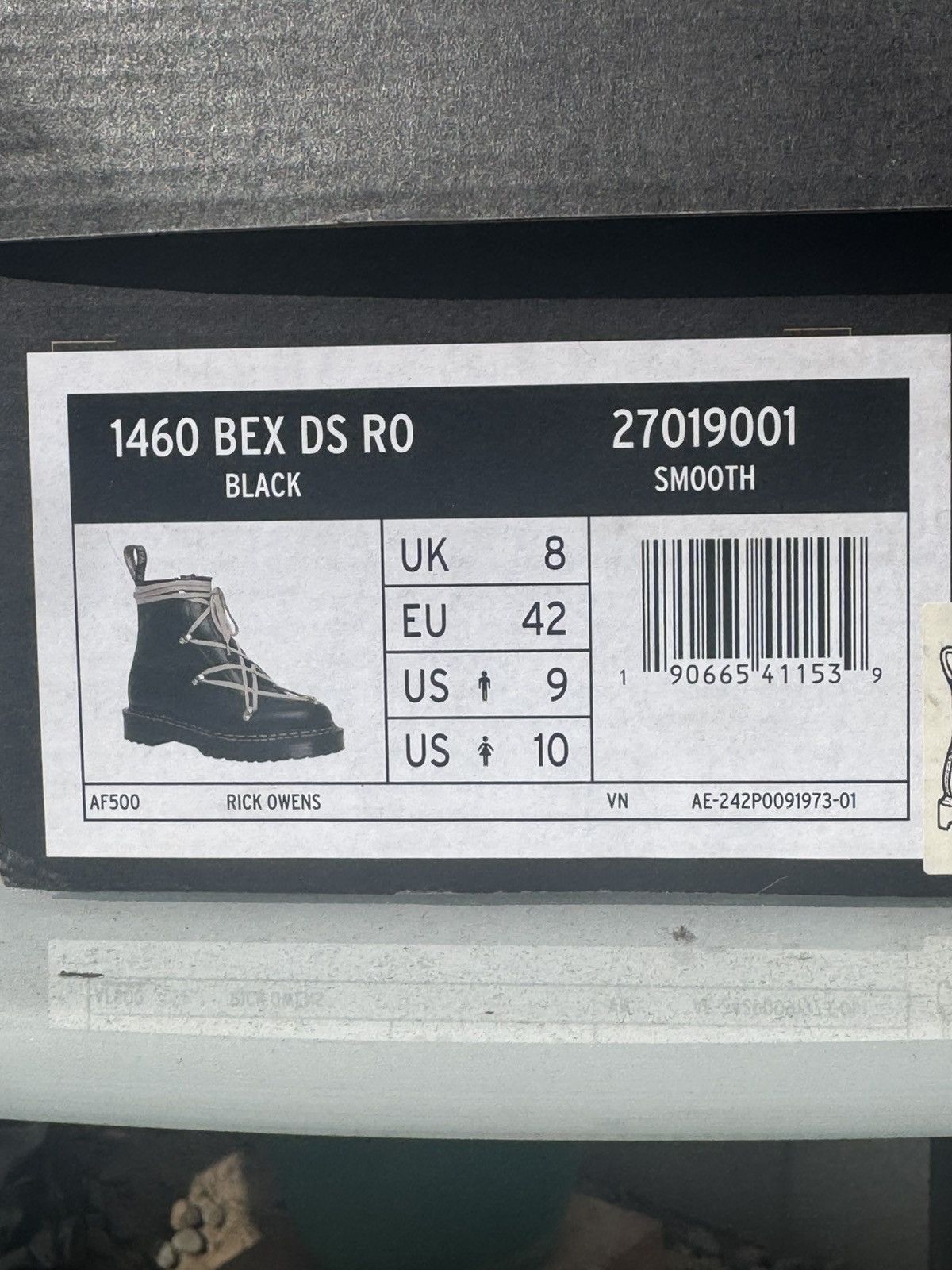 Dr. Martens × Rick Owens Rick Owen Dr martens size 9 Size US 9 / EU 42 - 1 Thumbnail