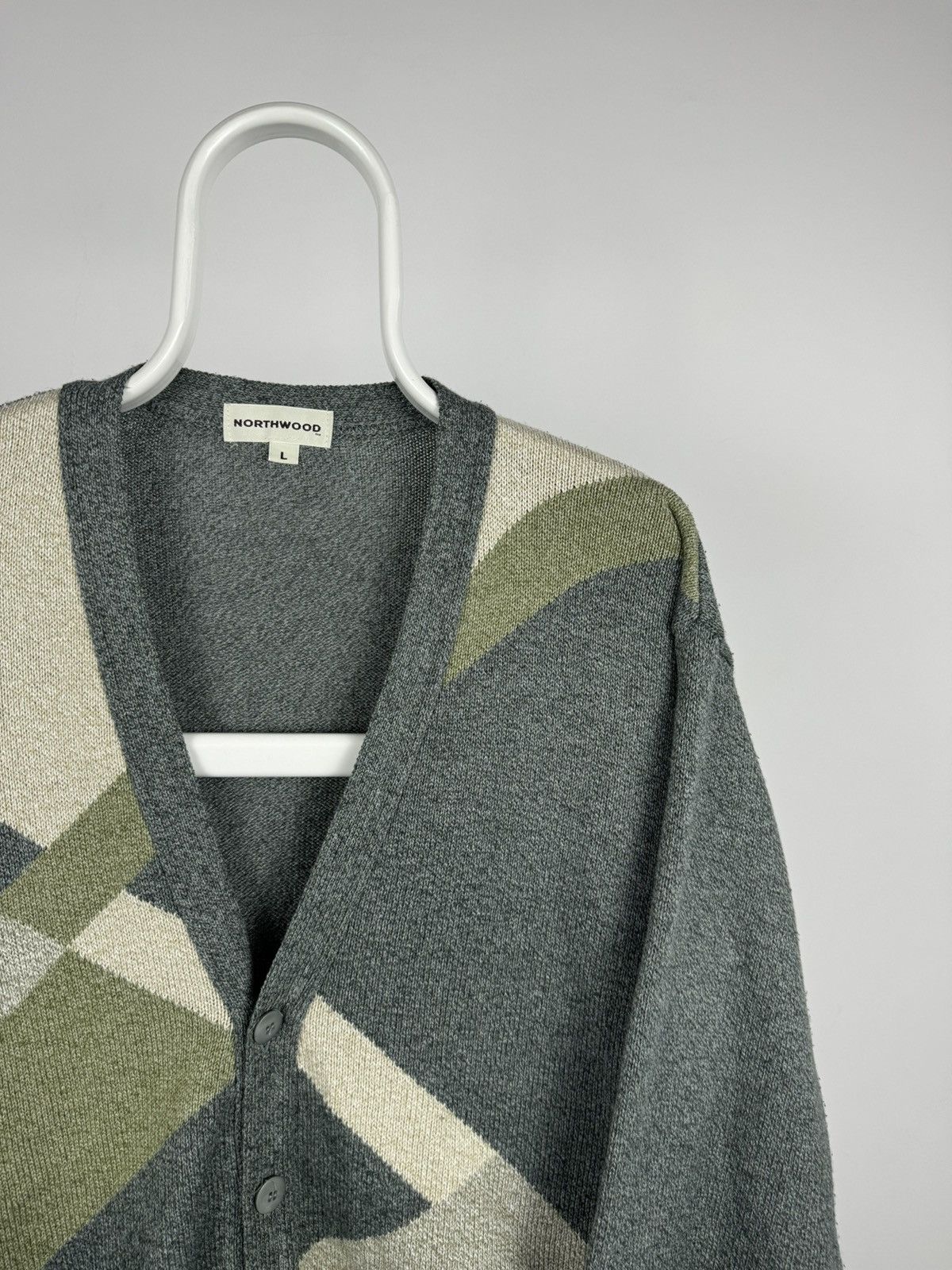 Vintage Vintage NorthWood Multicolour Cardigan Made In UK Size US L / EU 52-54 / 3 - 2 Thumbnail