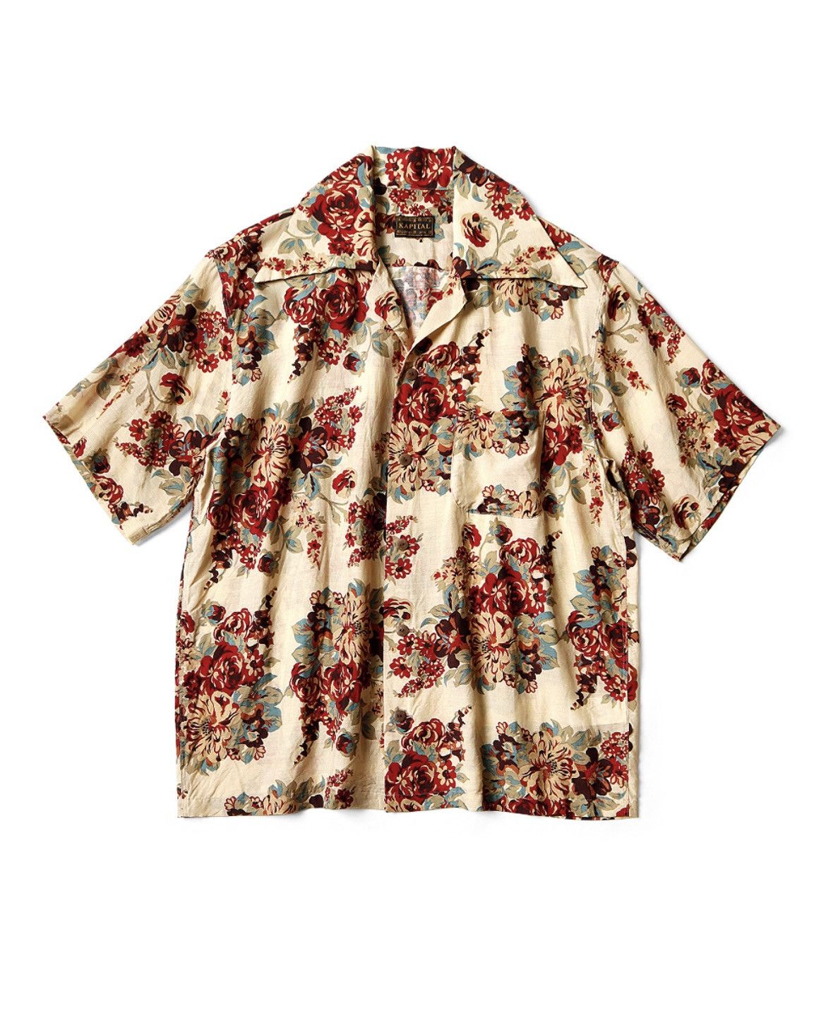 Kapital Kapital Silk rayon Champagne Maria aloha shirt size 3 Size US L / EU 52-54 / 3 - 2 Thumbnail