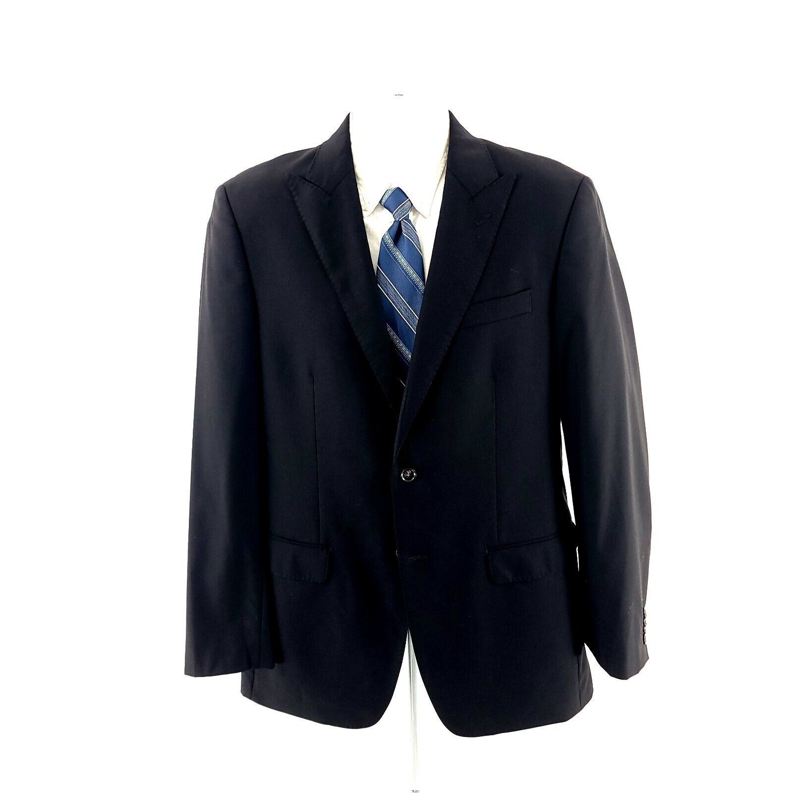 Ralph Lauren Ralph Lauren Wool 2 Button Black Blazer 40R Tagged 40L See D Size 40R - 4 Thumbnail