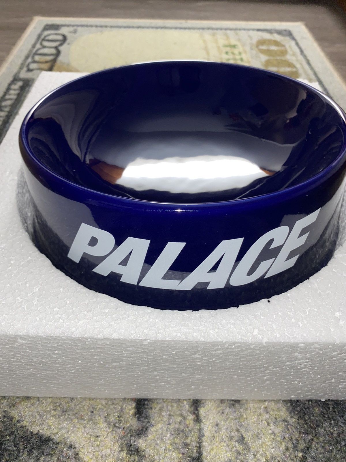 image of Palace Ceramic Dog Bowl in Navy, Men's