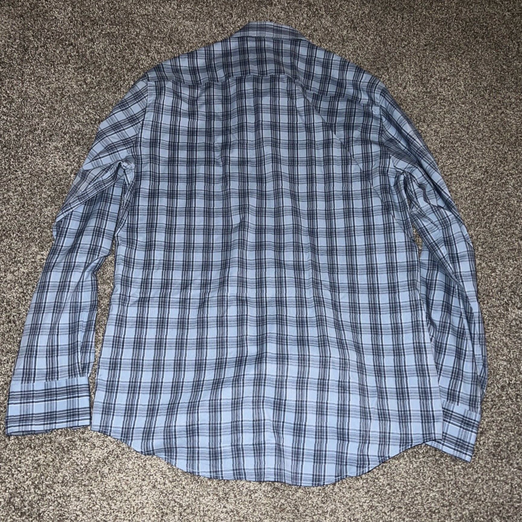 Peter Millar Peter Miller Blue Plaid Button-Down Shirt Men L Size US L / EU 52-54 / 3 - 4 Thumbnail
