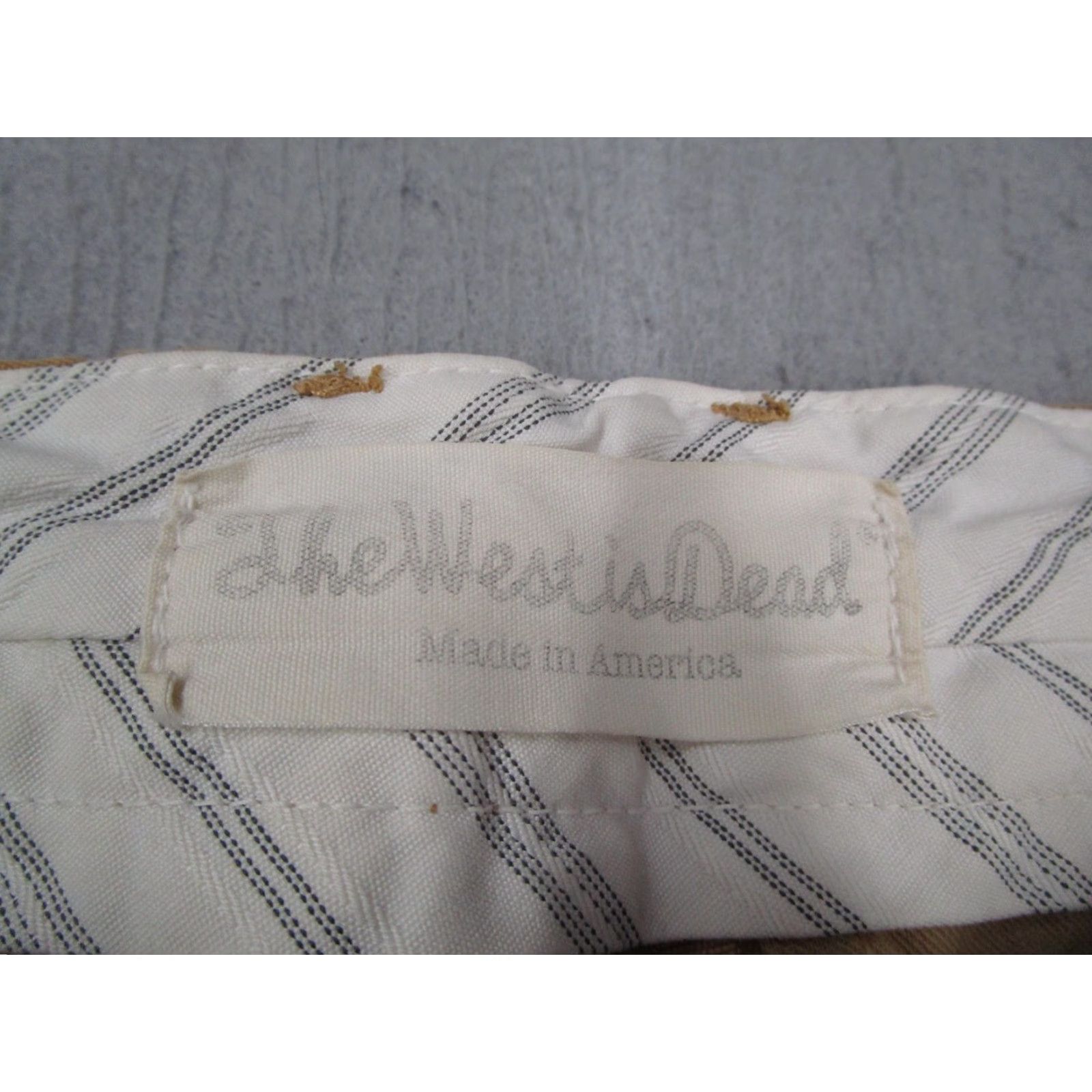 The West Is Dead VINTAGE The West is Dead Pants Mens 30x30 Brown Slim Fit Chino Casual Tapered Made USA Size US 30 / EU 46 - 3 Thumbnail
