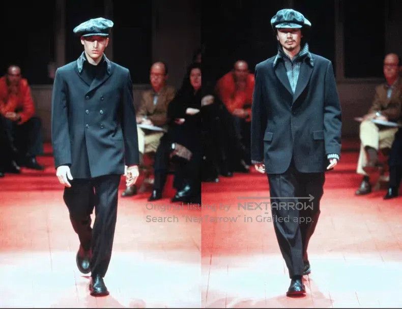 Yohji Yamamoto Yohji Yamamoto 01AW Show Collar Jacket Size US L / EU 52-54 / 3 - 9 Thumbnail