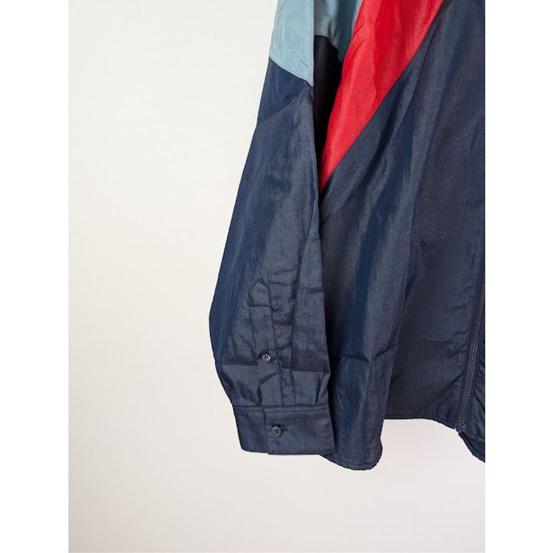 Martine Rose o1rshd1 Shirt Track Jacket in Navy Blue Size US L / EU 52-54 / 3 - 5 Thumbnail