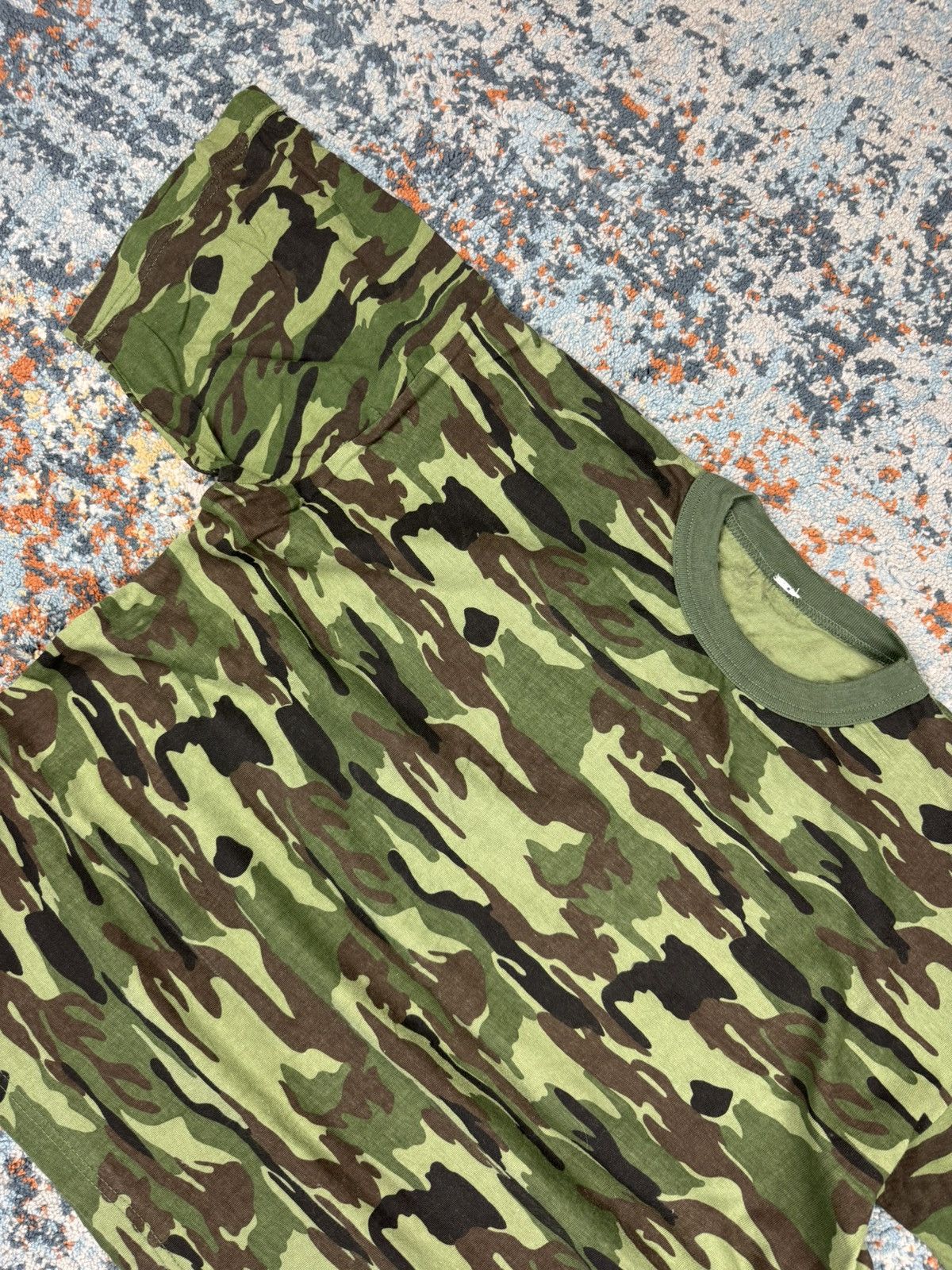Vintage Vintage 80s Military Army moro camo ultra boxy cropped fit Size US M / EU 48-50 / 2 - 4 Thumbnail
