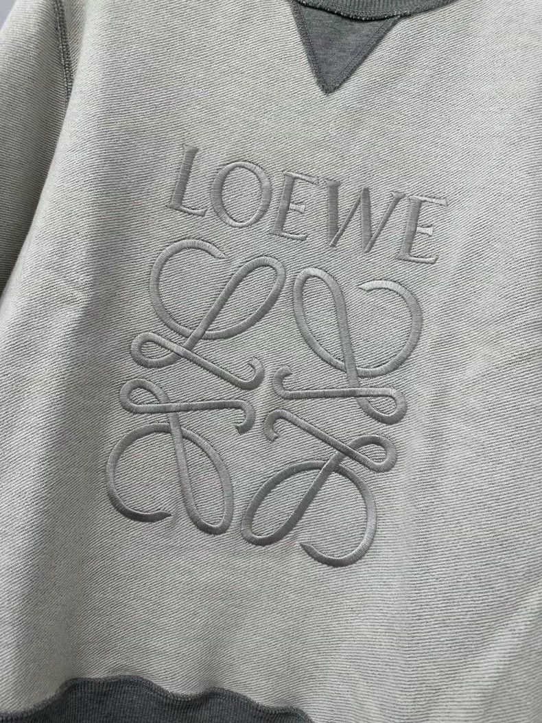 Loewe LOEWE Grey big logo hoodie Size XS / US 0-2 / IT 36-38 - 3 Thumbnail