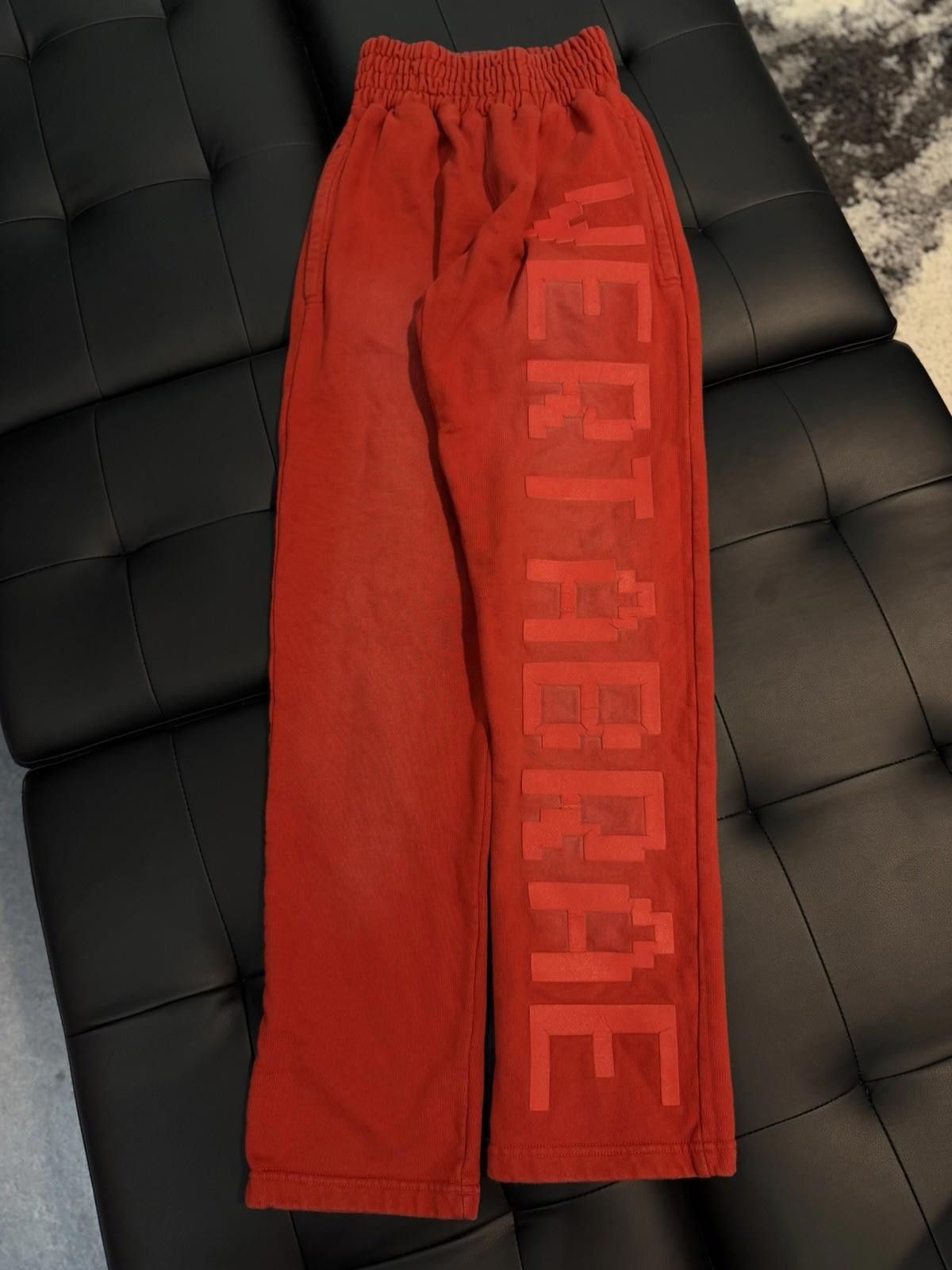 Vertabrae Vertebrae Red Sweatpants Adult Size Small 100% Authentic Size US 30 / EU 46 - 3 Thumbnail