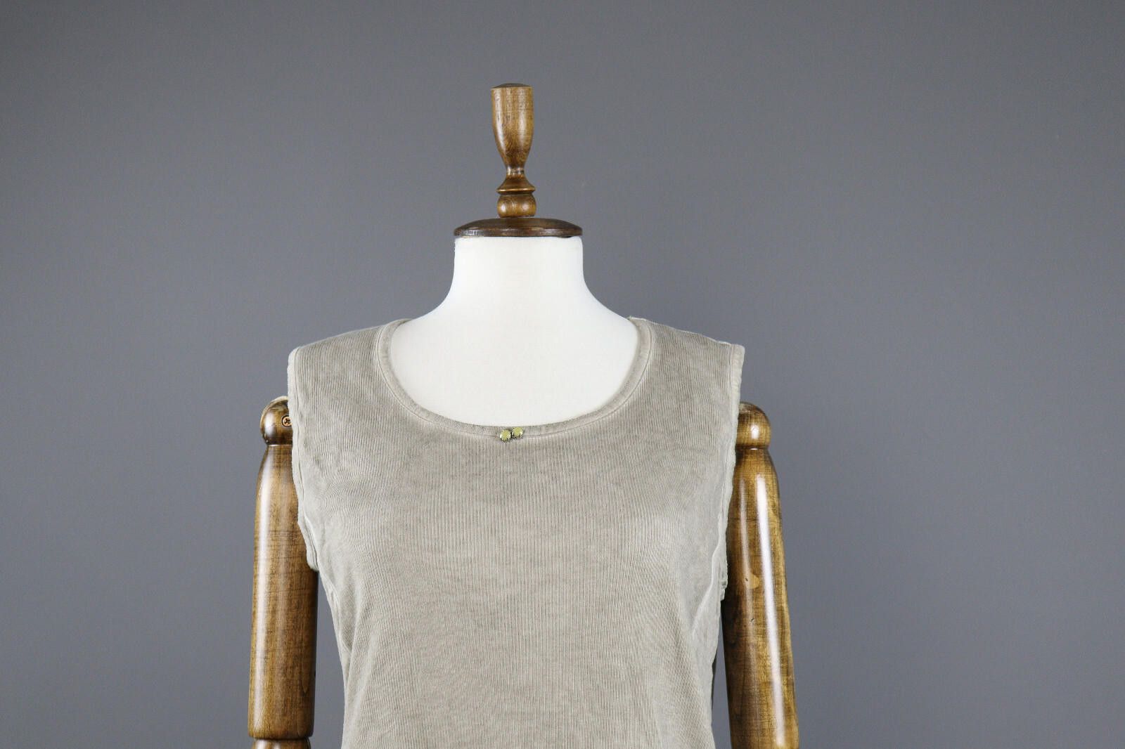 Bottega Veneta Bottega by Elisa Cavaletti Grey Tunic Knee Dress Size L Size L / US 10 / IT 46 - 2 Thumbnail