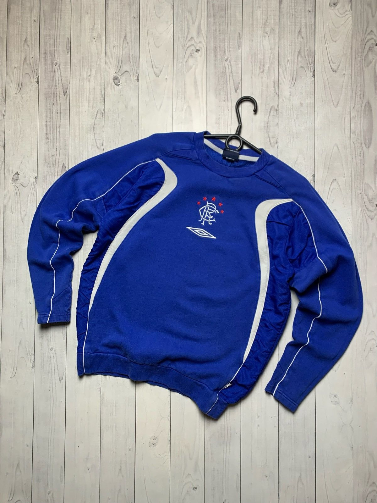 Umbro Vintage Umbro soccer sweatshirt logo Rangers blue size m Size US M / EU 48-50 / 2 - 1 Thumbnail