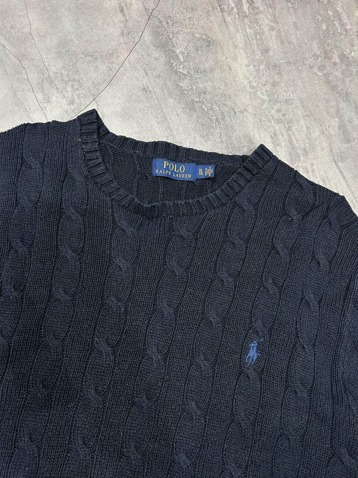 Polo Ralph Lauren × Vintage Vintage Knit Polo Ralph Lauren Golf Sweatshirt Oldmoney Size US XL / EU 56 / 4 - 4 Thumbnail