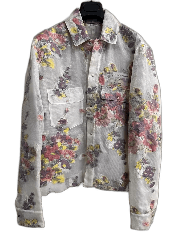 Dior Dior Kaws Floral Sheer Overlay Jacket Size US L / EU 52-54 / 3 - 1 Thumbnail