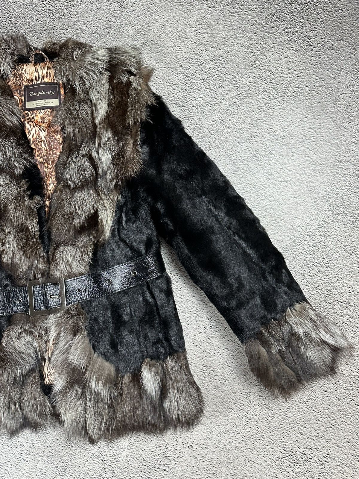 Other Vintage Fur Fuzzy Faux Jacket Japan Gothic Opium Y2K Coat Size M / US 6-8 / IT 42-44 - 4 Thumbnail
