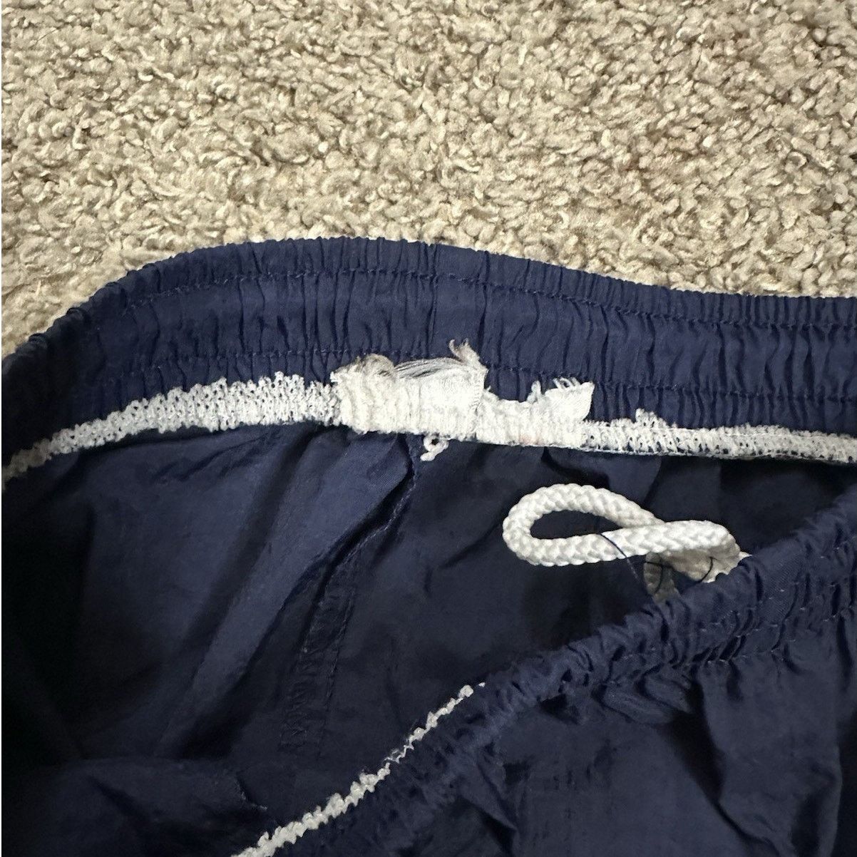 Nike × Vintage Vintage 90s Nike Swoosh Nylon Swim Shorts Men's Large Size US 32 / EU 48 - 3 Thumbnail