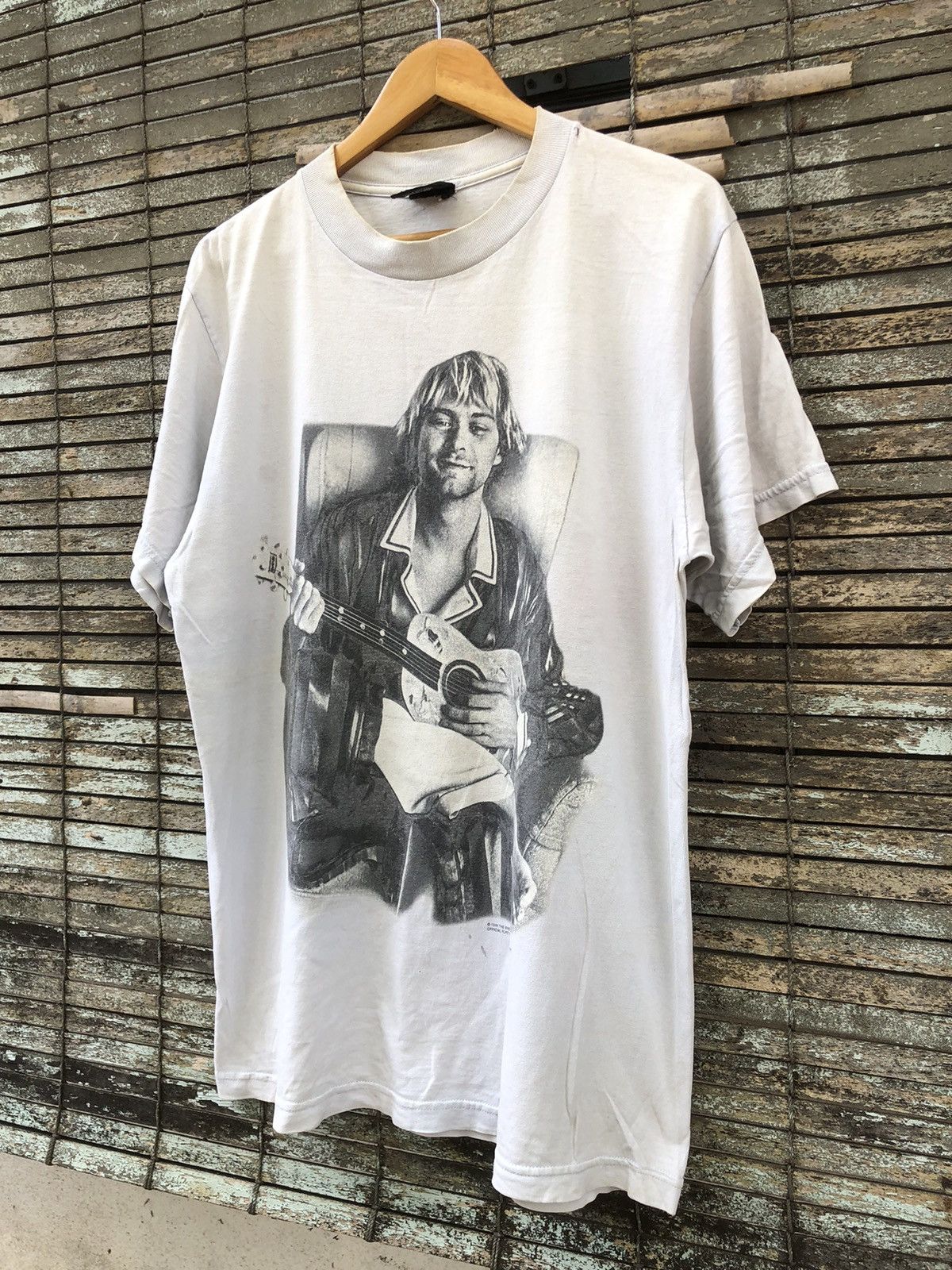 Band Tees RARE Vintage 90s Kurt Cobain Nirvana Band Tee Size US L / EU 52-54 / 3 - 3 Thumbnail