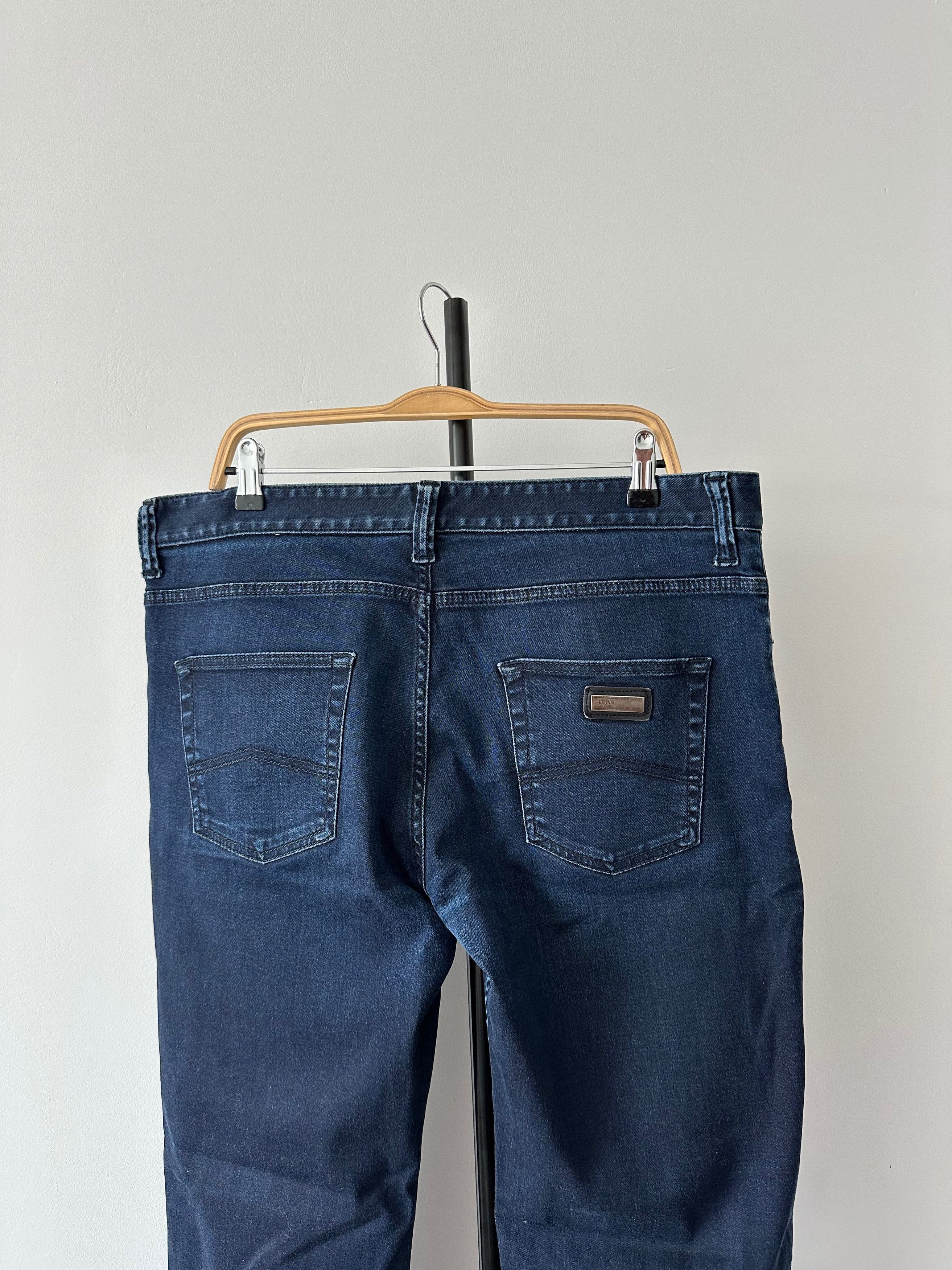 Armani Collezioni Armani Collezioni Indaco J15 Stretch denim pants indigo blue Size US 36 / EU 52 - 10 Thumbnail