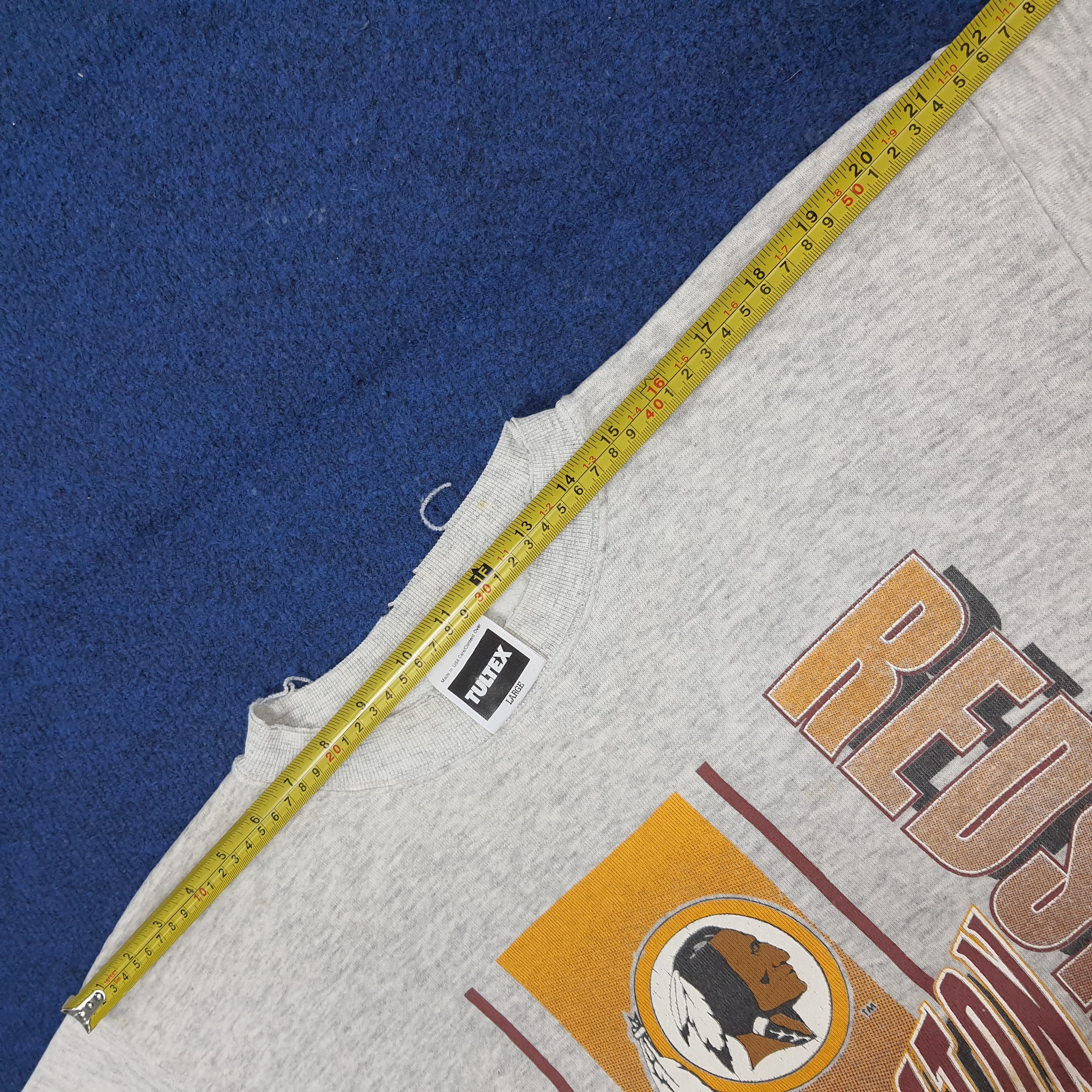 Tultex Vintage Washington Commanders Redskin NFL Sweatshirt C271N11 Size US M / EU 48-50 / 2 - 9 Thumbnail