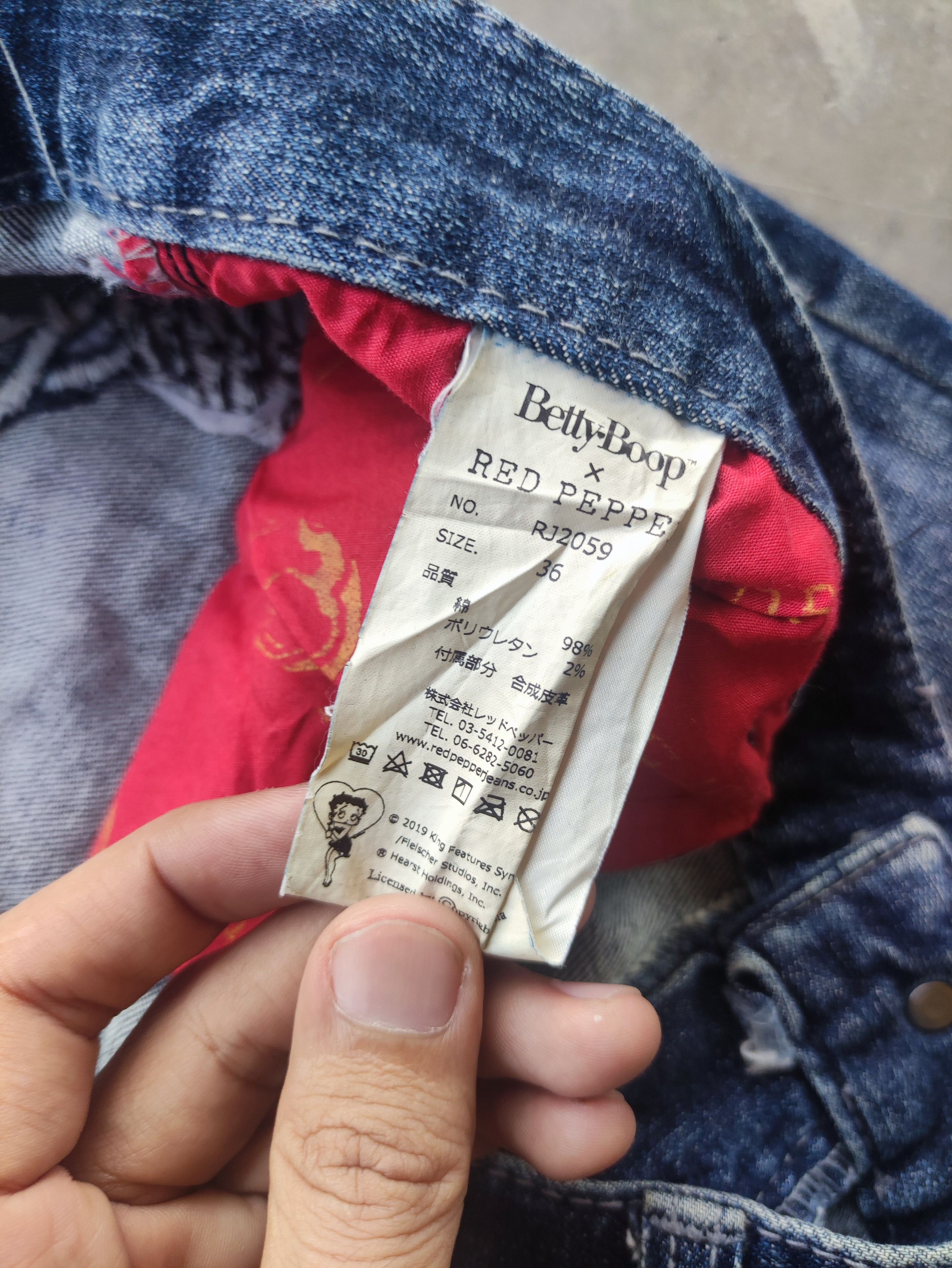 Japanese Brand Vintage Red Pepper Distress Faded Pants w36 Size US 36 / EU 52 - 9 Thumbnail