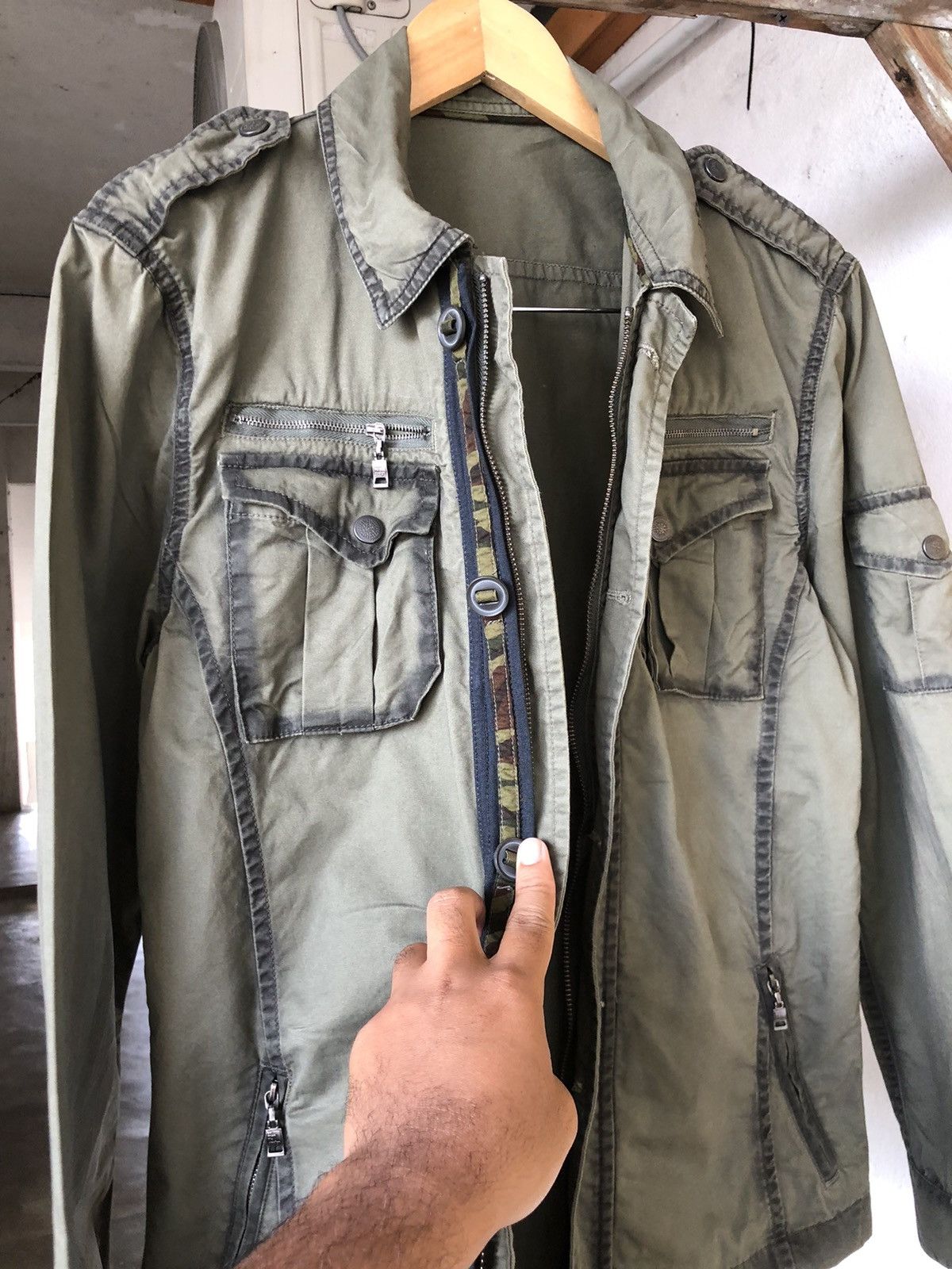 If Six Was Nine Nice🔥 Semantic Design Bondage Punk Jacket Size L / US 10 / IT 46 - 11 Thumbnail