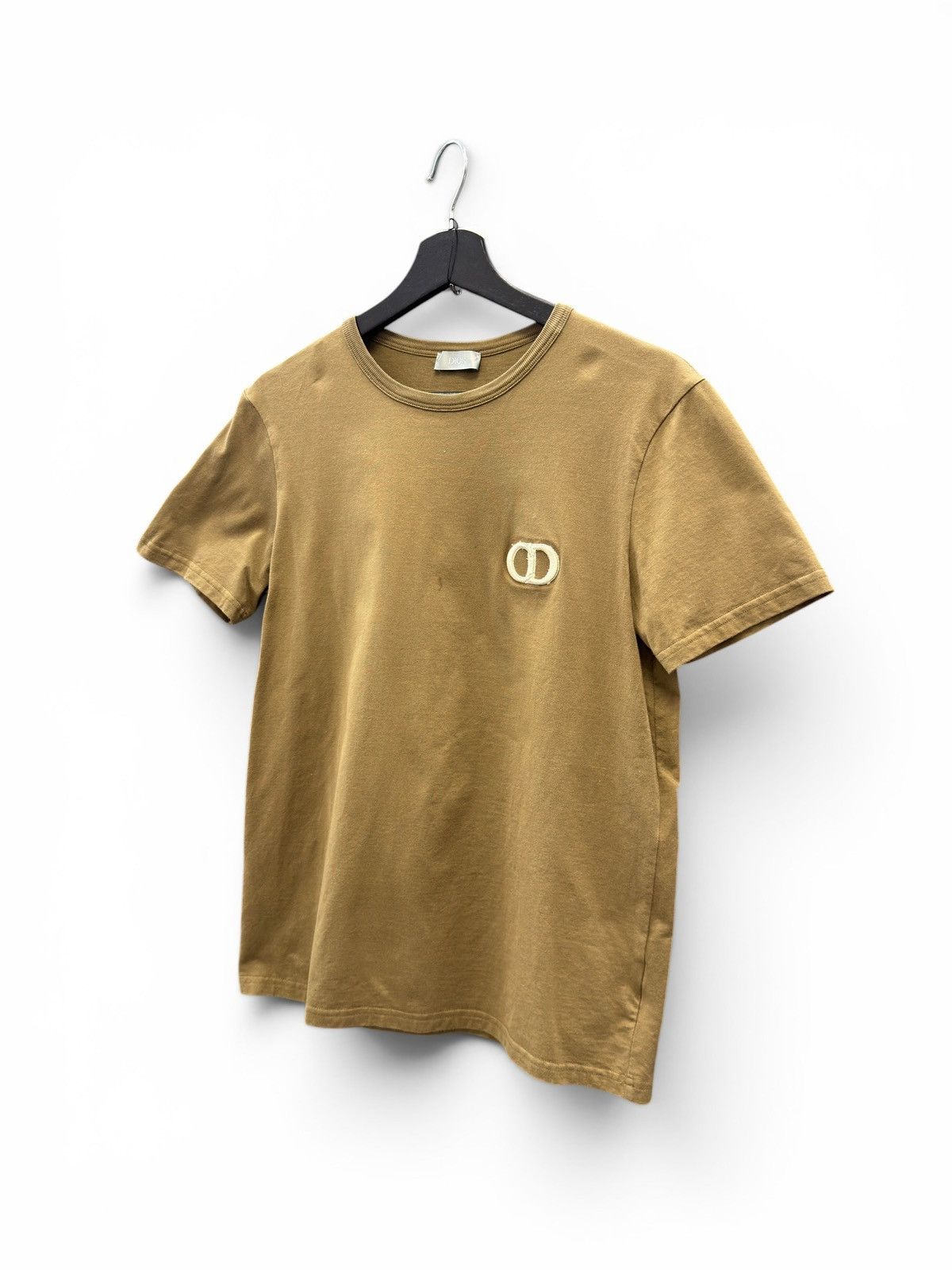 Dior Dior Beige CD Logo Shirt Size US S / EU 44-46 / 1 - 2 Thumbnail