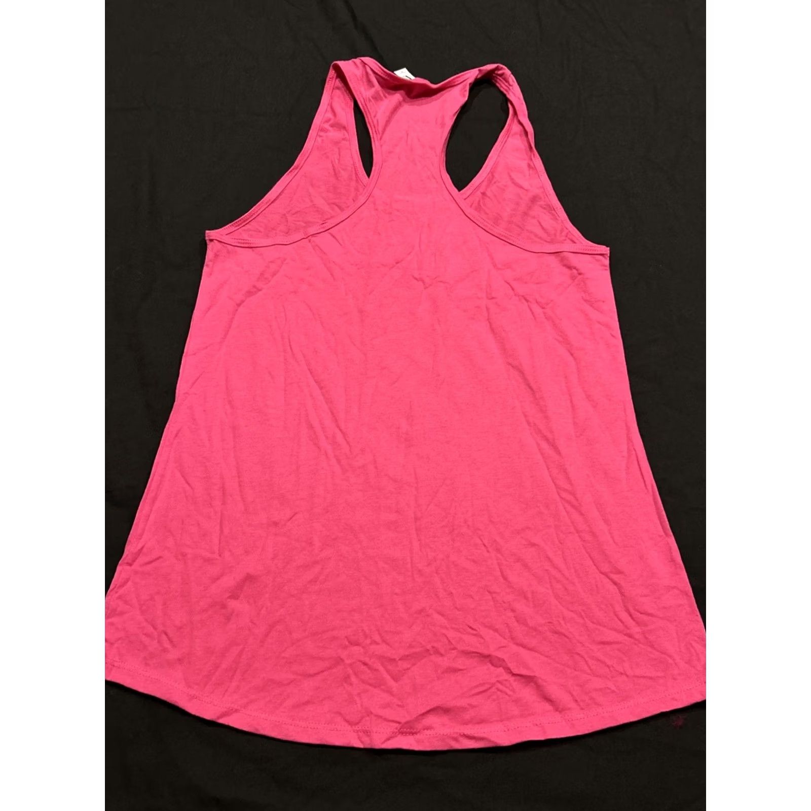 Next Level Next Level Tank Women's XL Pink Wedding Casual Sleeveless Cotton Blend Scoop Neck Basic Logo Size XL / US 12-14 / IT 48-50 - 3 Thumbnail