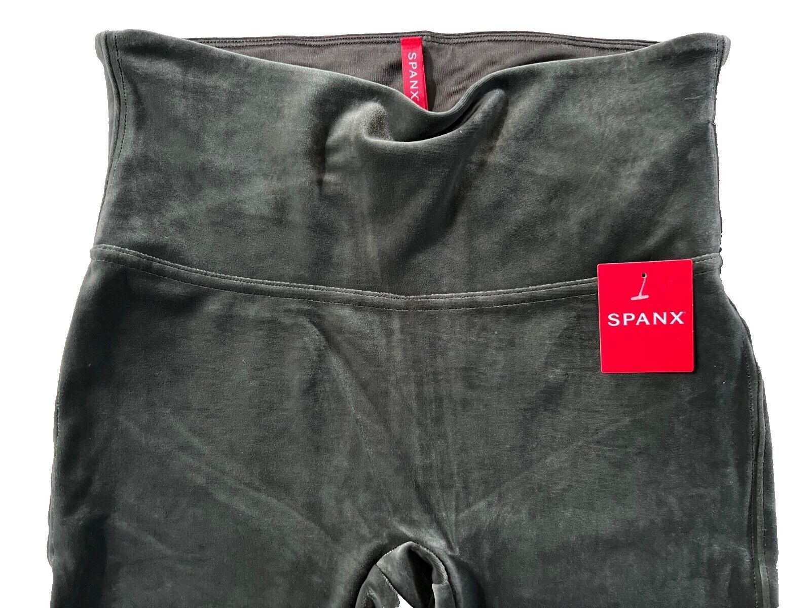 Spanx Spanx 2070 Velour Velvet Leggings Dark Palm ( M ) Size 28" / US 6 / IT 42 - 4 Thumbnail